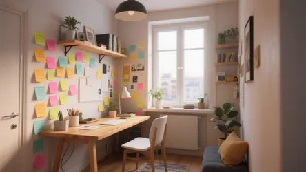 5 Creative Room Sticky Note Wall Ideas
