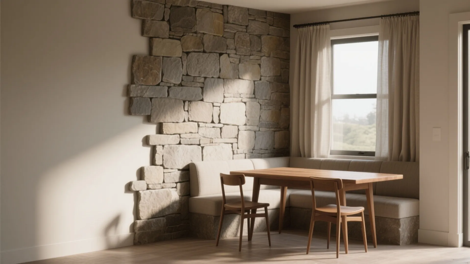 Natural Stone Accent Wall Depth