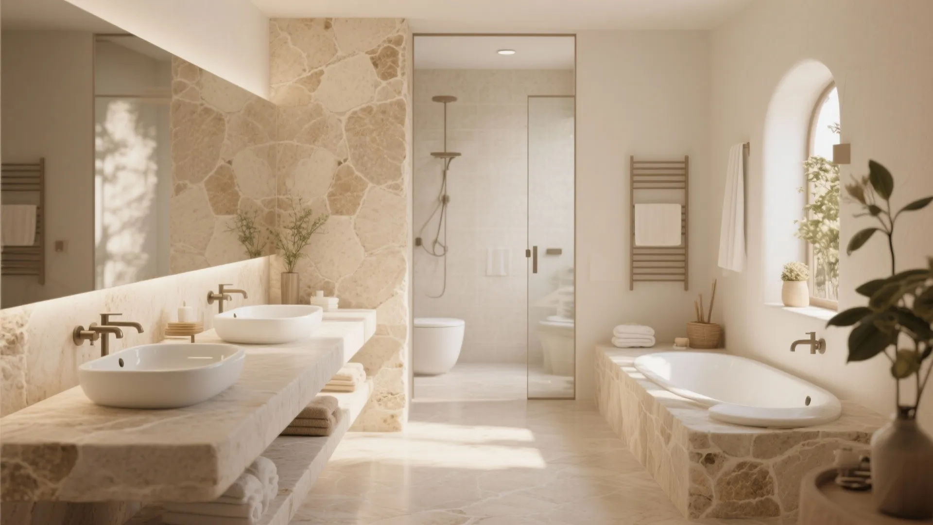 Tip 3: Natural Stone Accents