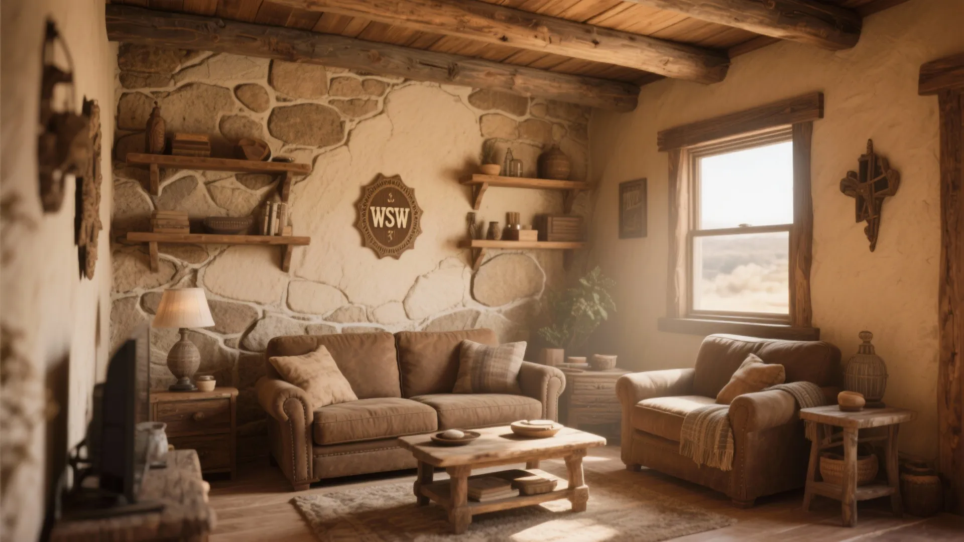 6. Stone or Brick Accent Walls