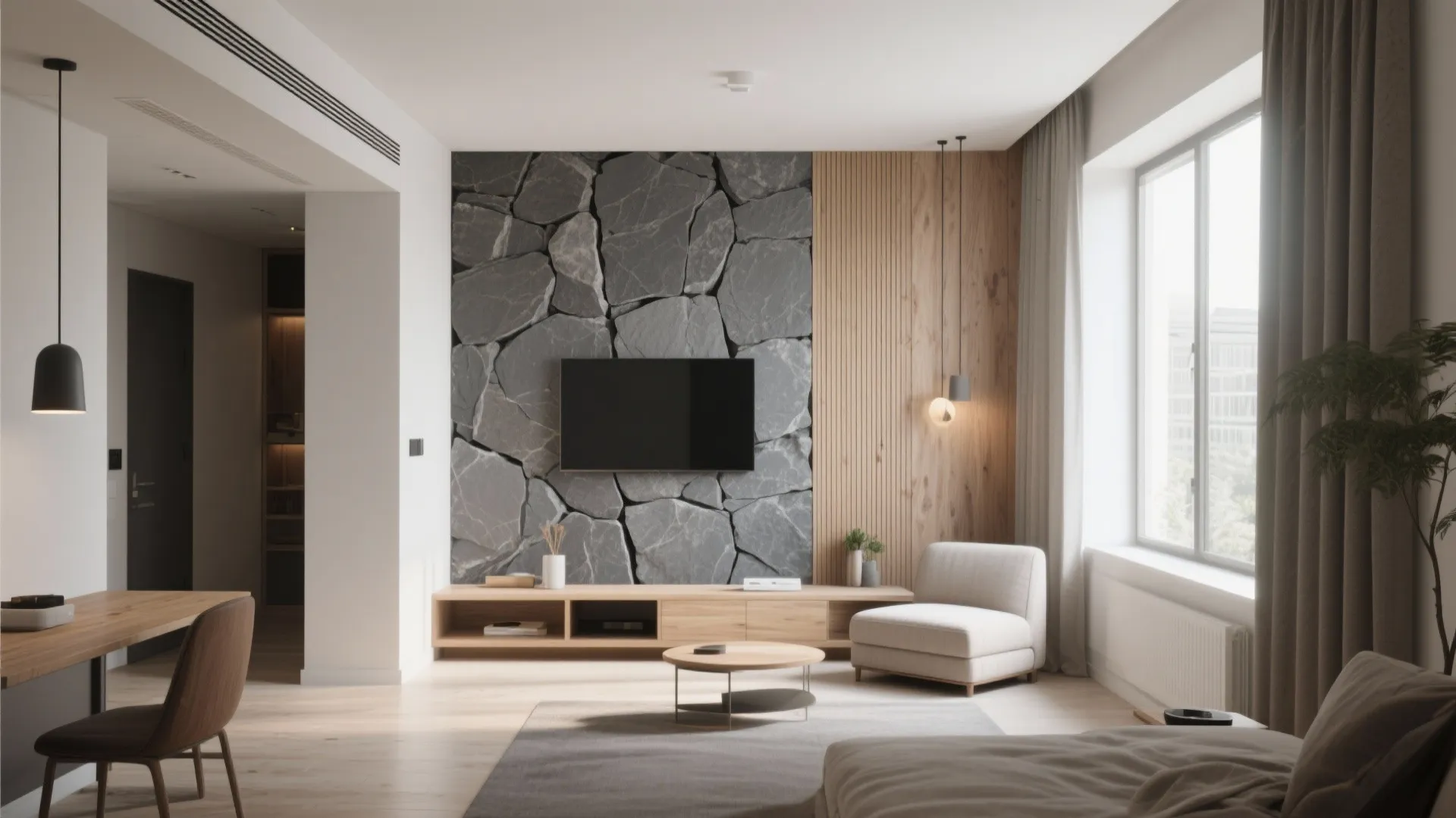 Natural Stone Accent Walls