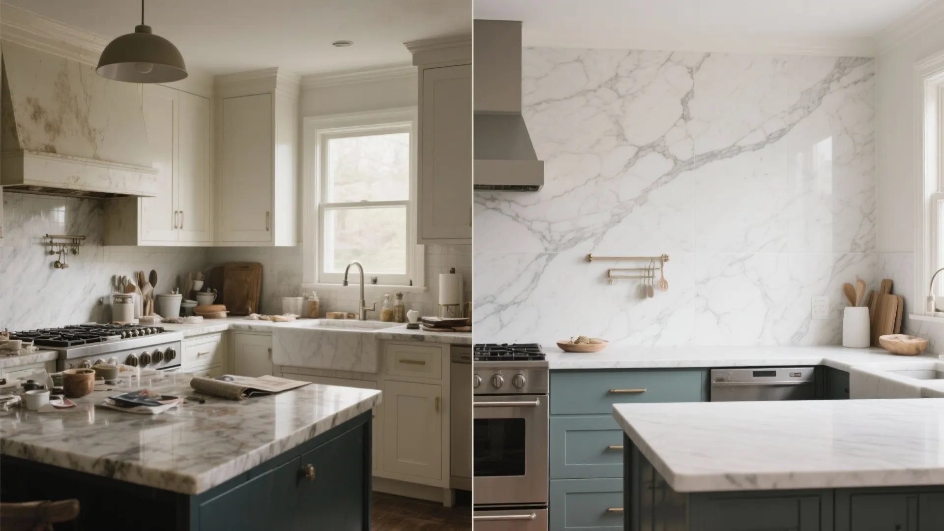 1) Statement Stone With Soft Contrast