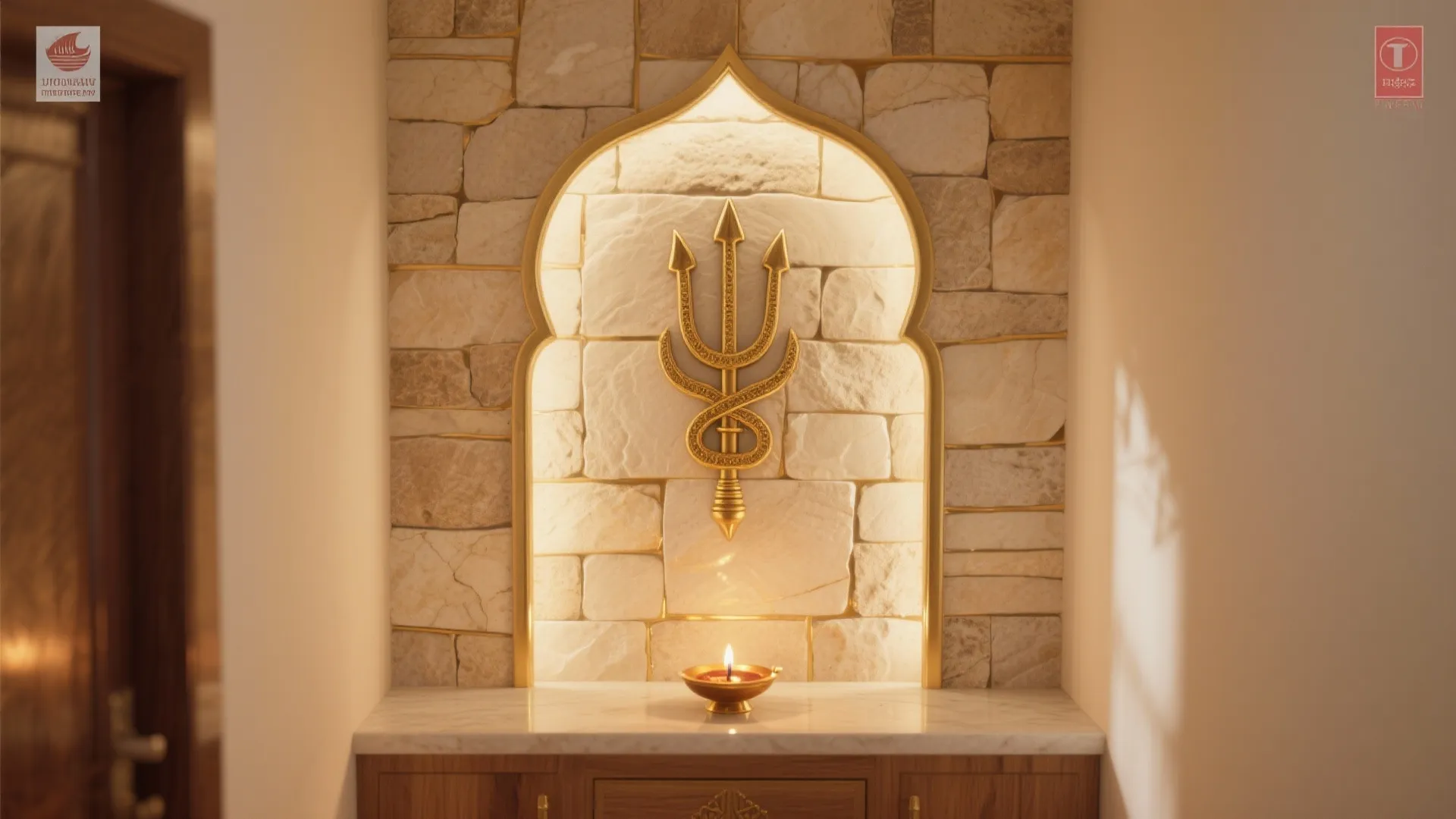 Stone Veneer + Brass Inlay: Subtle Luxury, Minimal Fuss