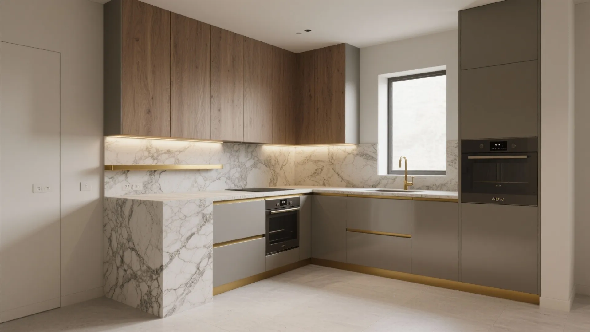 Sculptural Stone and Bespoke Metal Accents