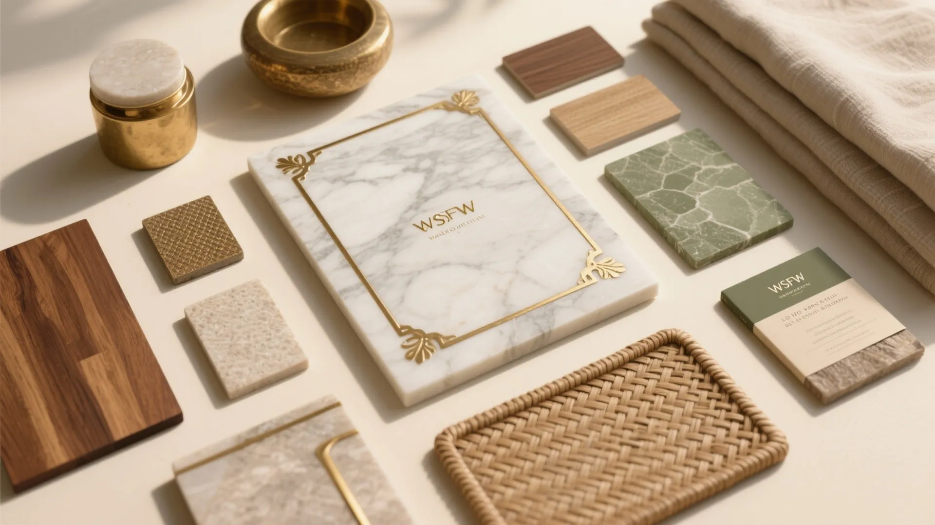 Stone, Brass, and Timber: A Timeless Luxury Palette