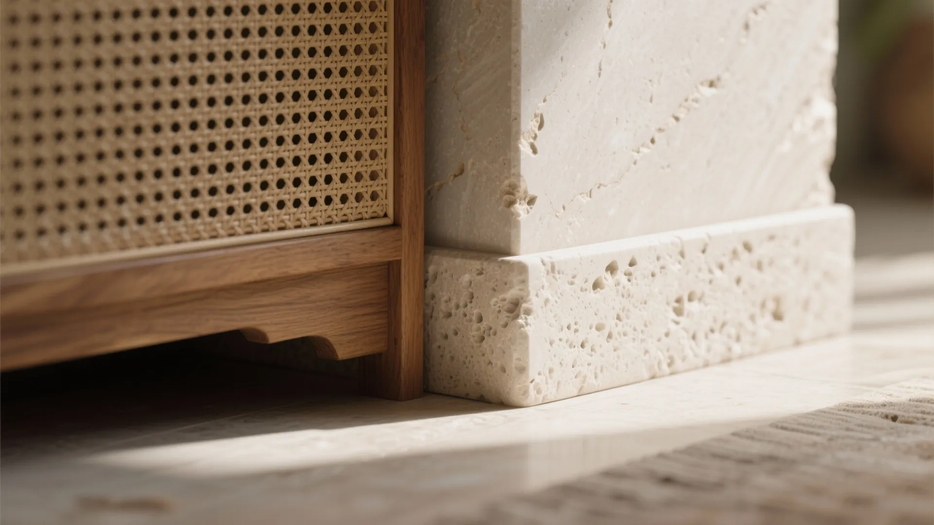 Jaipur‑Friendly Materials: Light Oak, Cane, and Local Stone