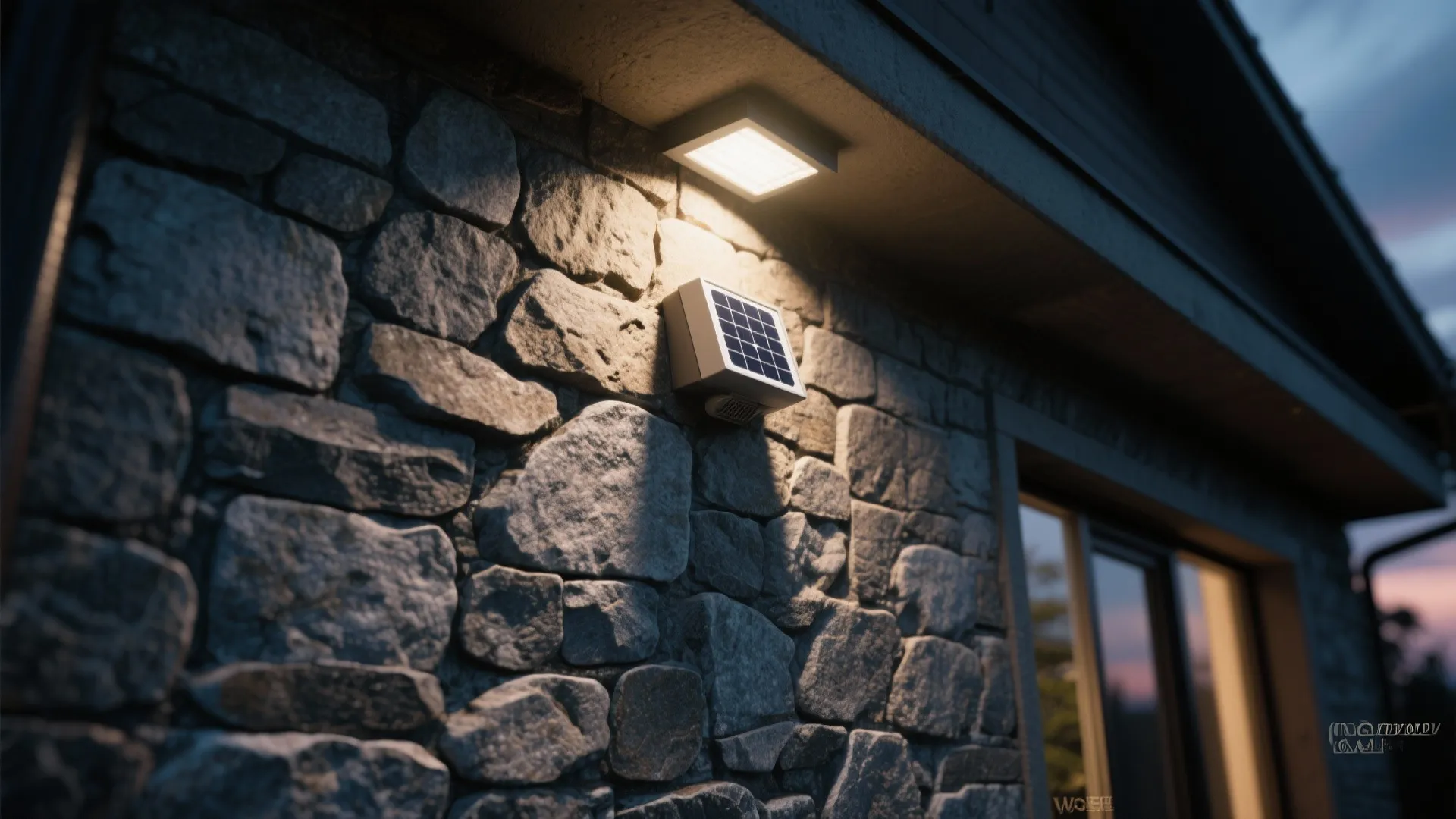 2. Use downlights to wash textured walls