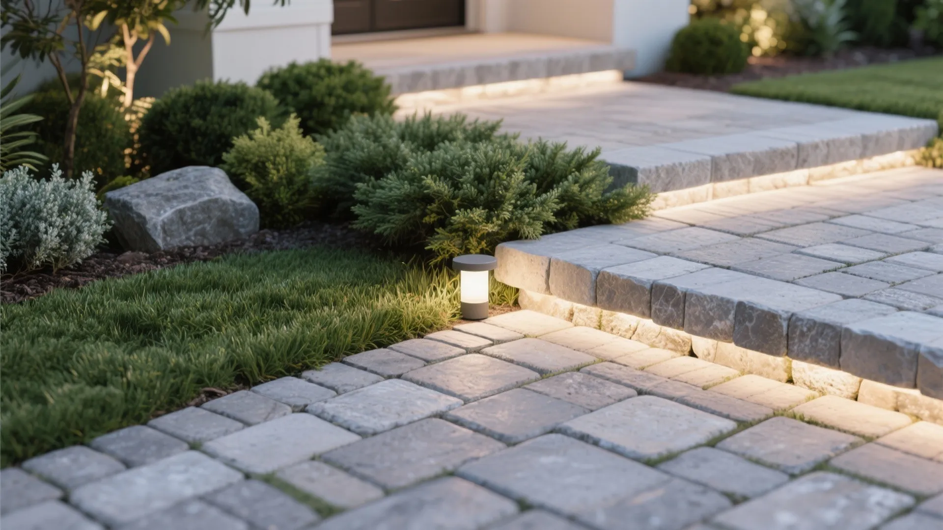 Sculpted Landscaping for Compact Front Yards