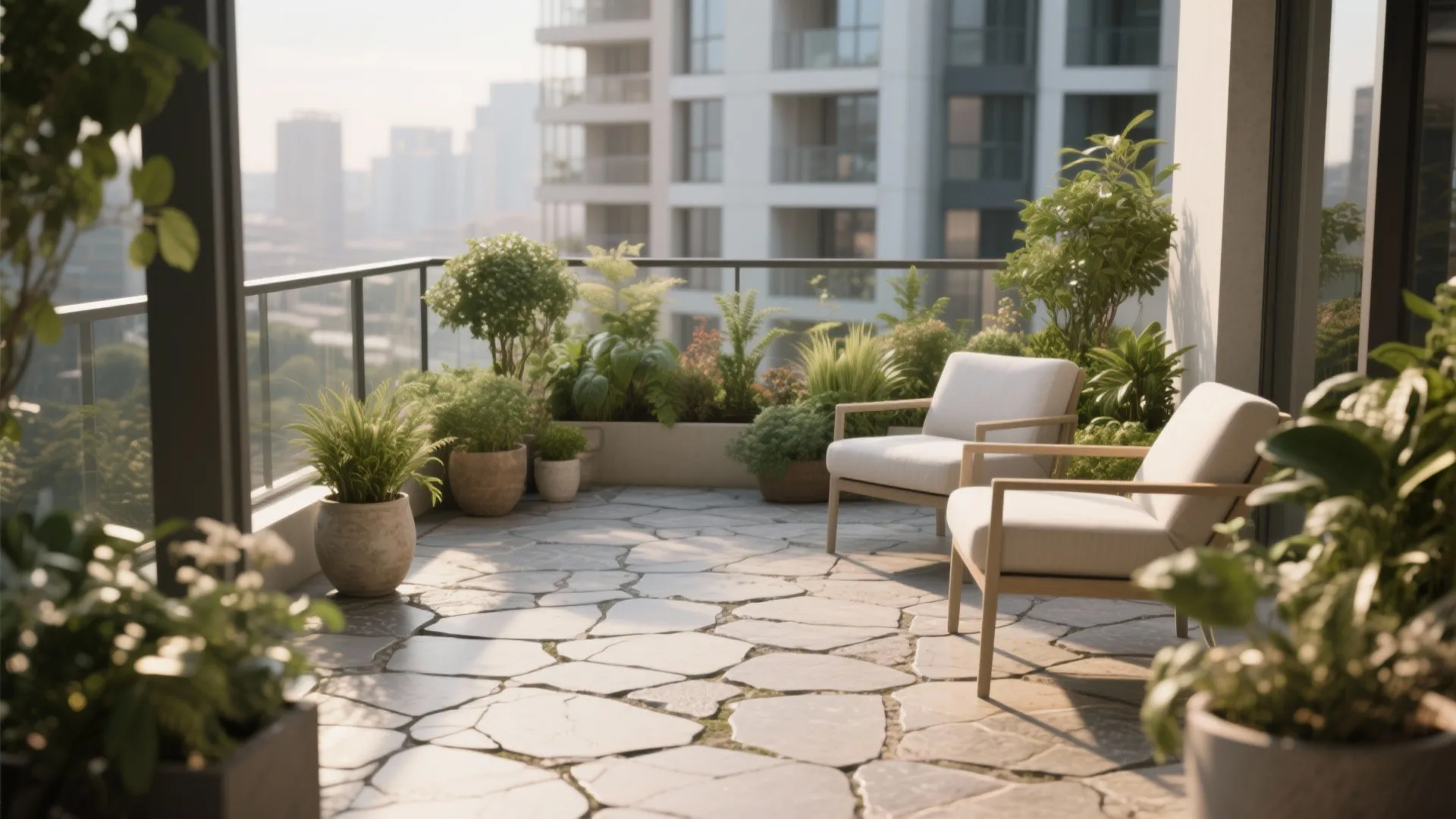 Nature-Inspired Stone Effect Tiles