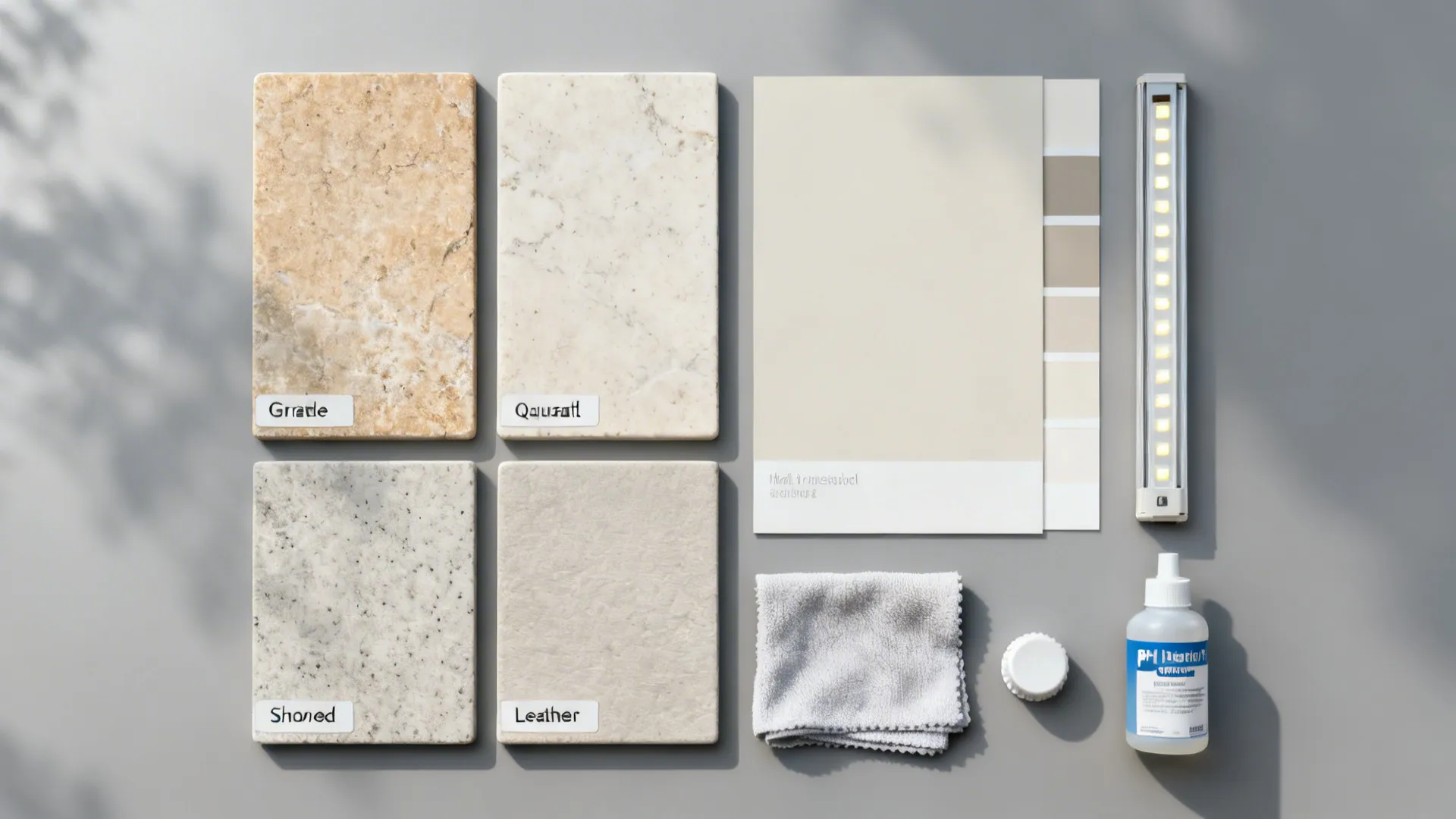 Light matters: stone color, finish, and reflectance