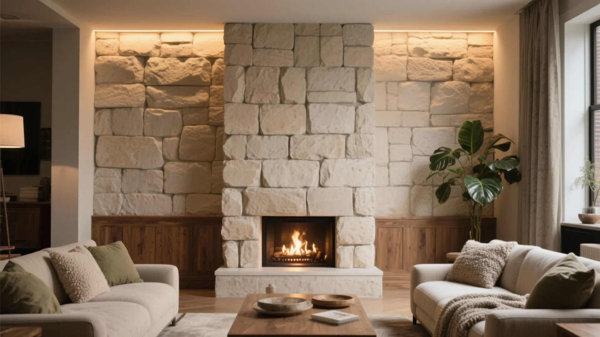 Nature-Inspired Depth (Stone, Wood, and Botanical Reliefs)