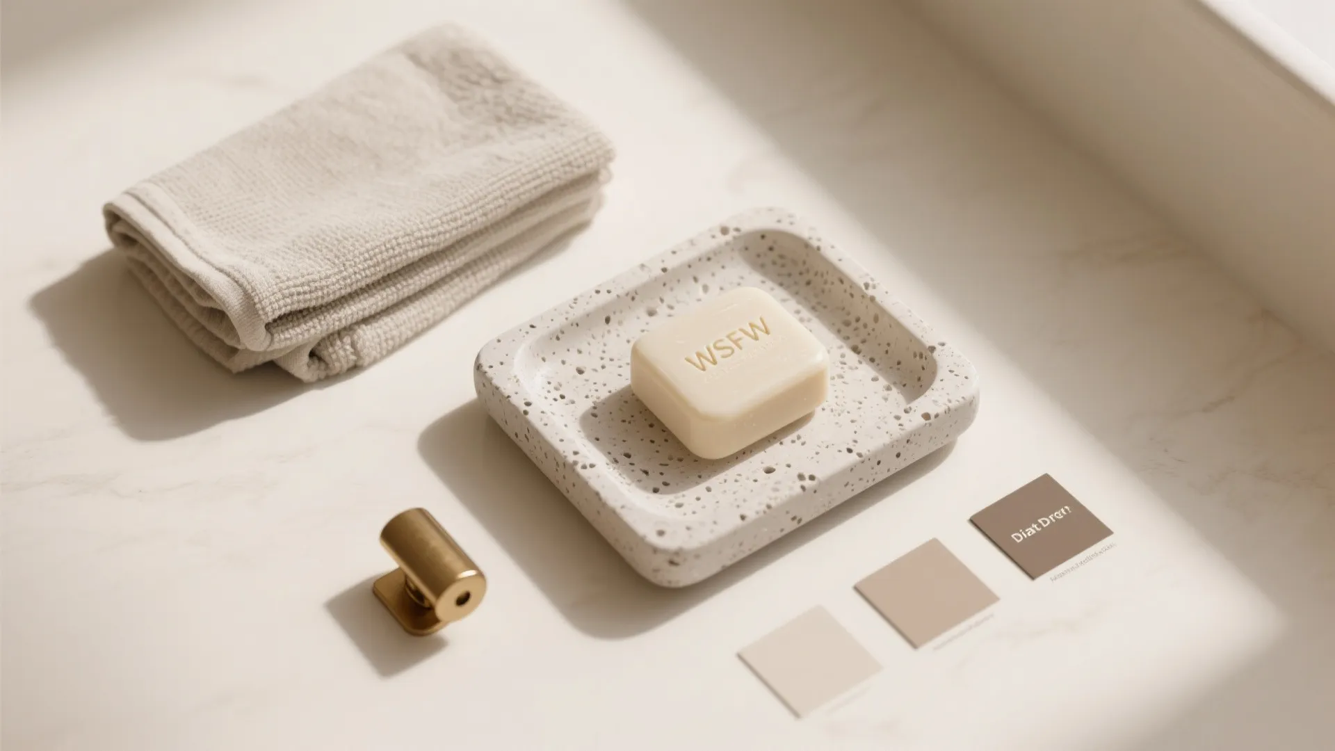 Diatomaceous Stone Tray (Fast-Dry Minimalism)