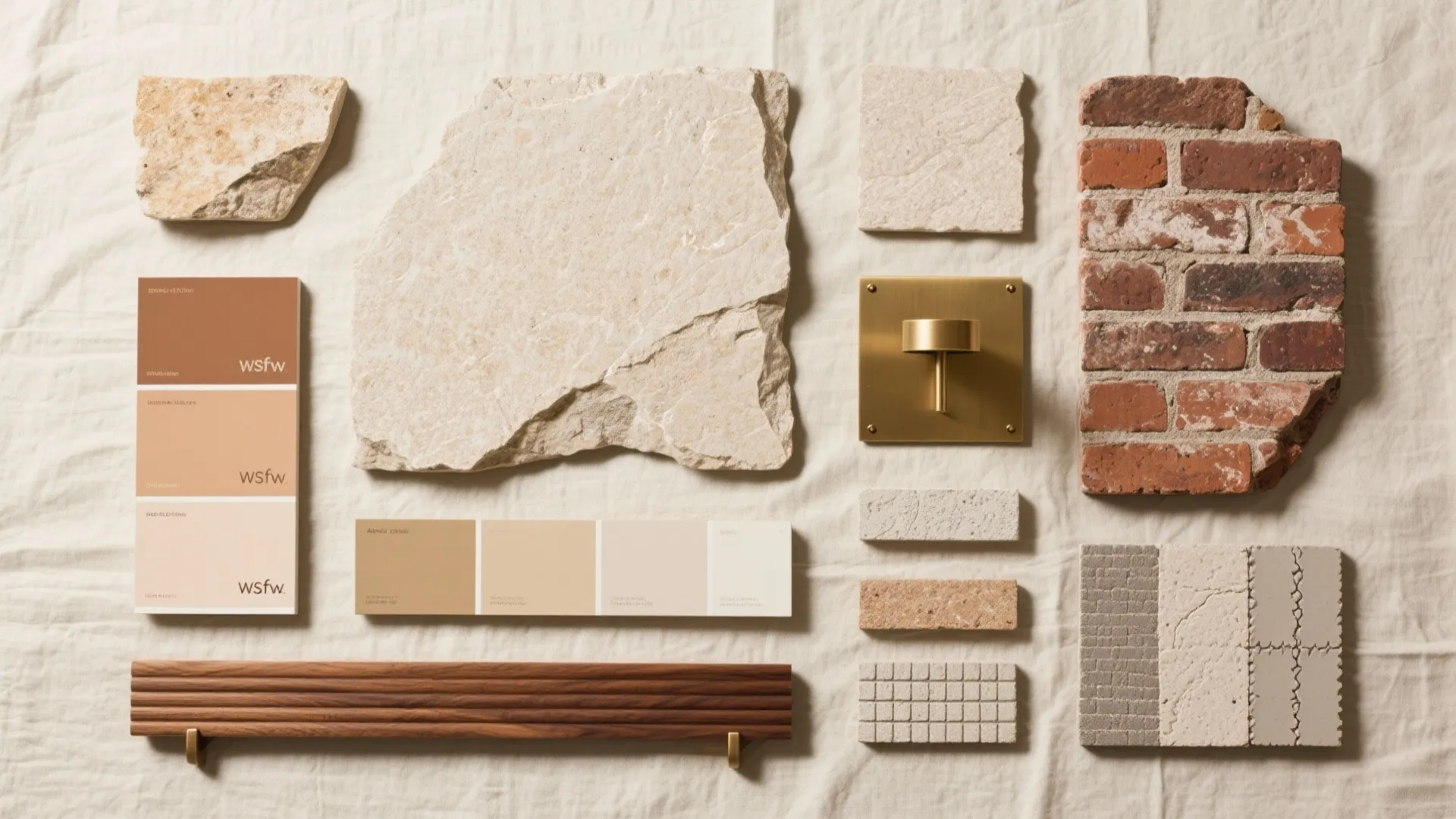 Stone, Brick Veneer, and Mixed-Material Accent Walls