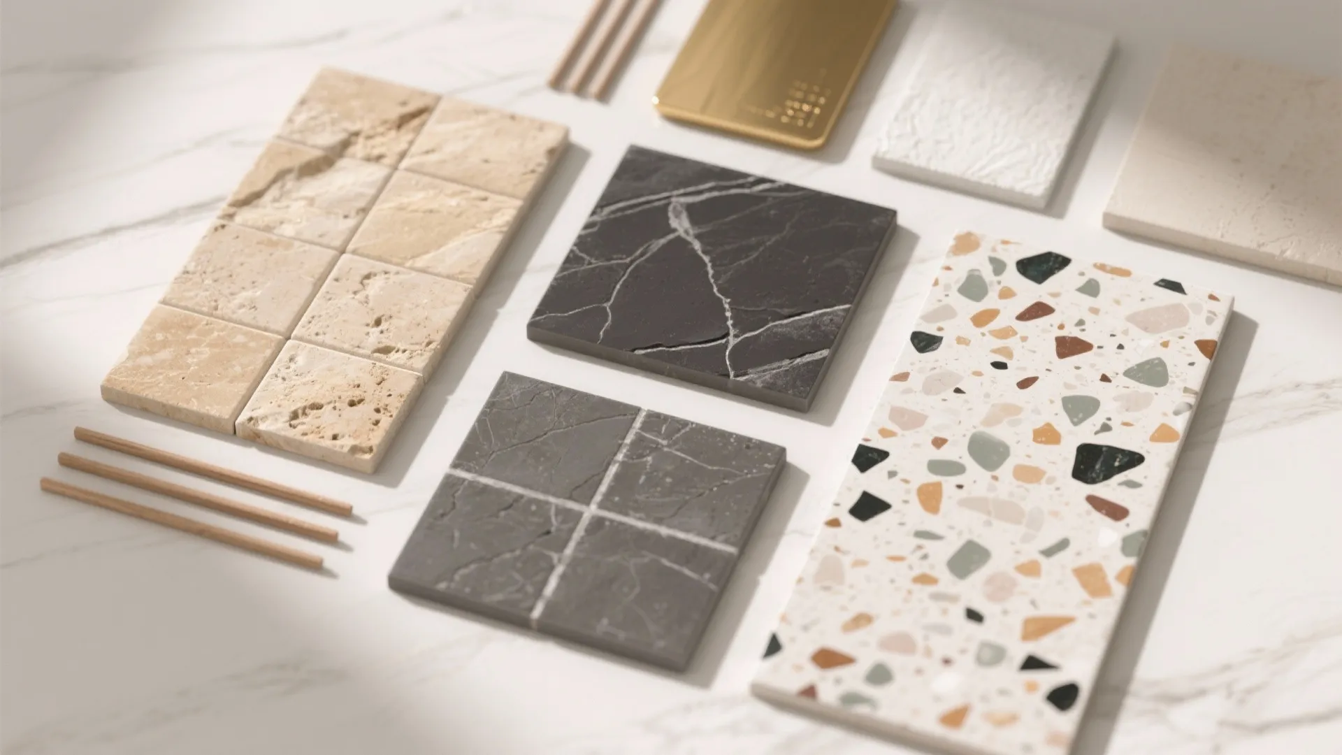 Stone-Look Textures: Travertine, Slate, Terrazzo
