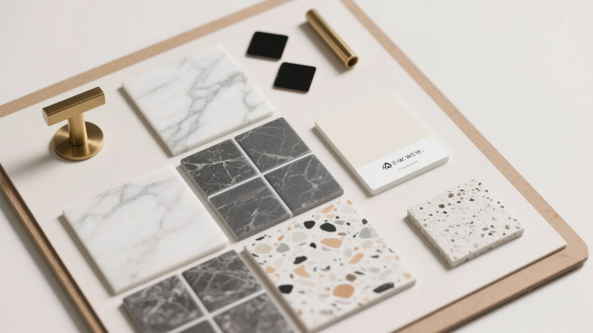 Stone-Look Peel-and-Stick (Matte Marble, Slate, Terrazzo)