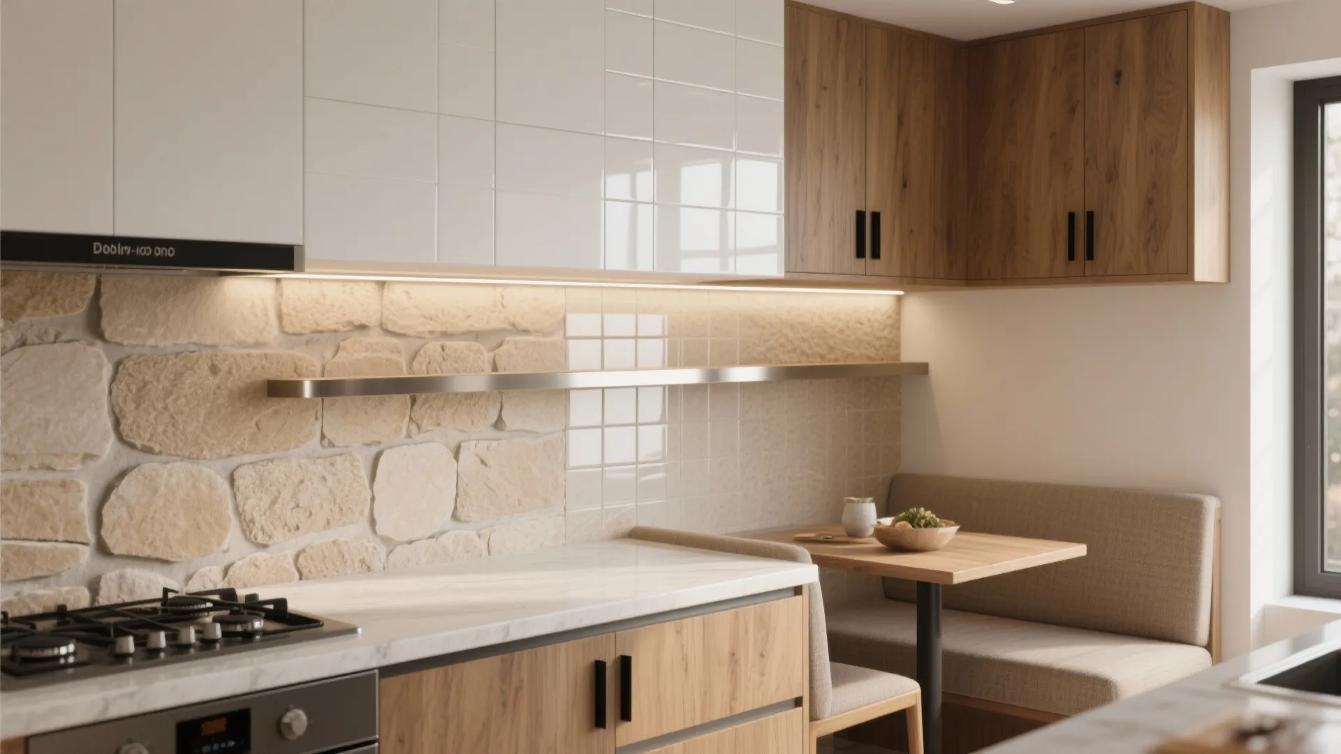 Stone + Glaze: Balanced Contrast