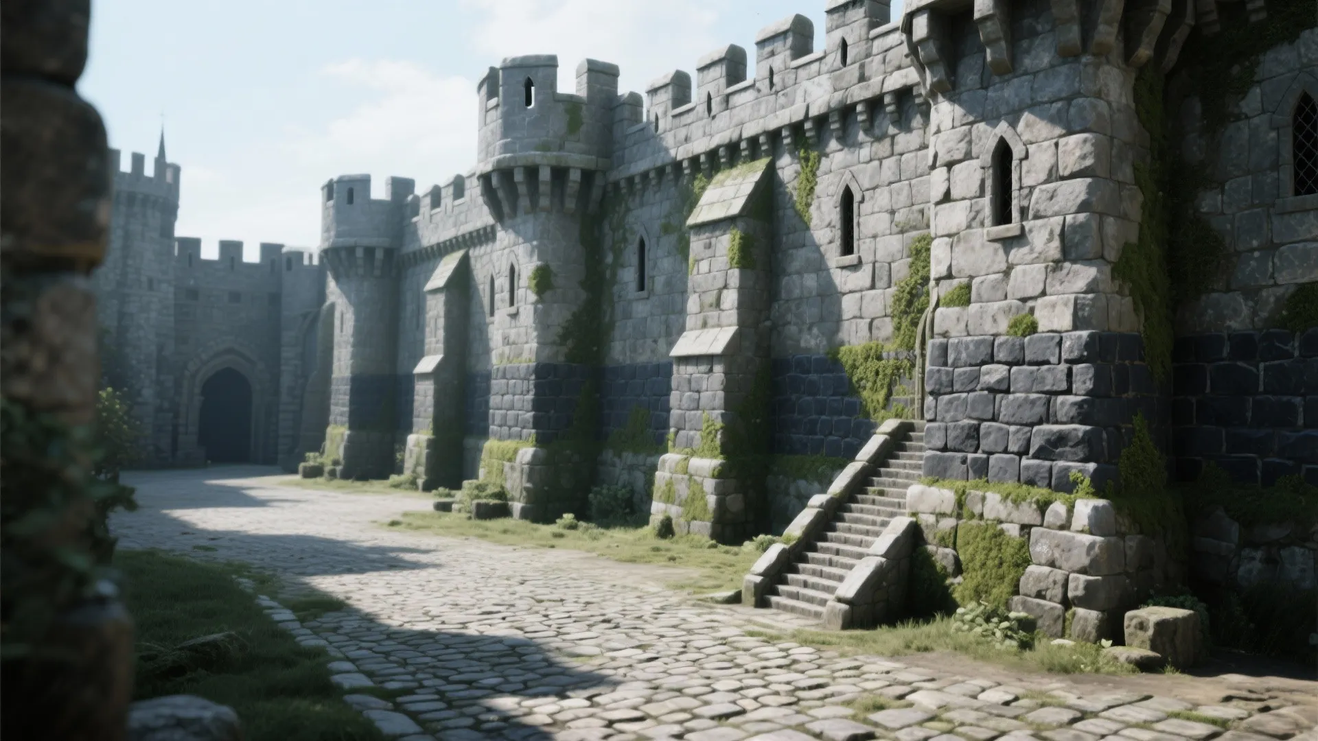 Layered Stone Gradients for Castle Strength