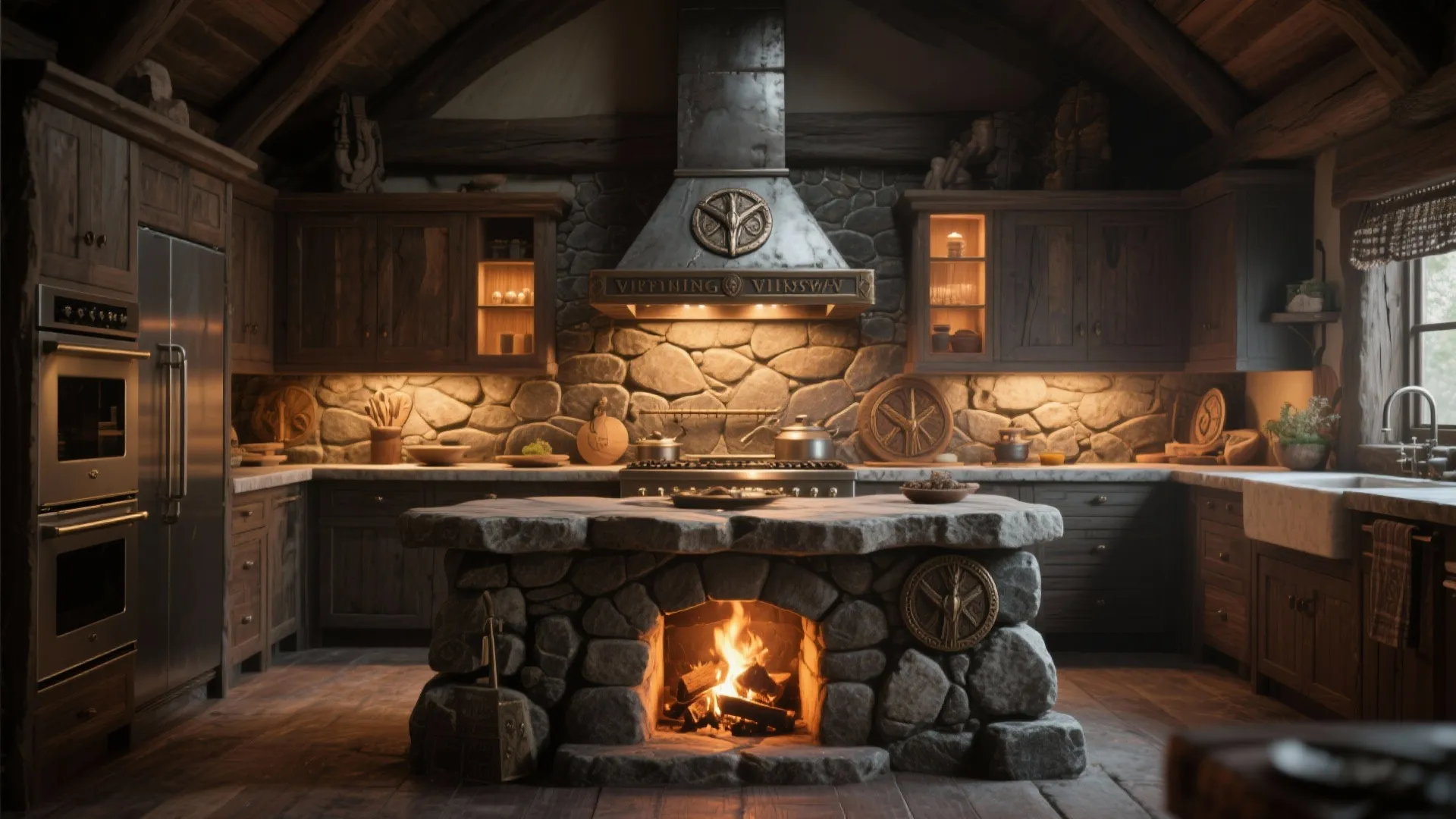 2. Stone Hearth Cooking