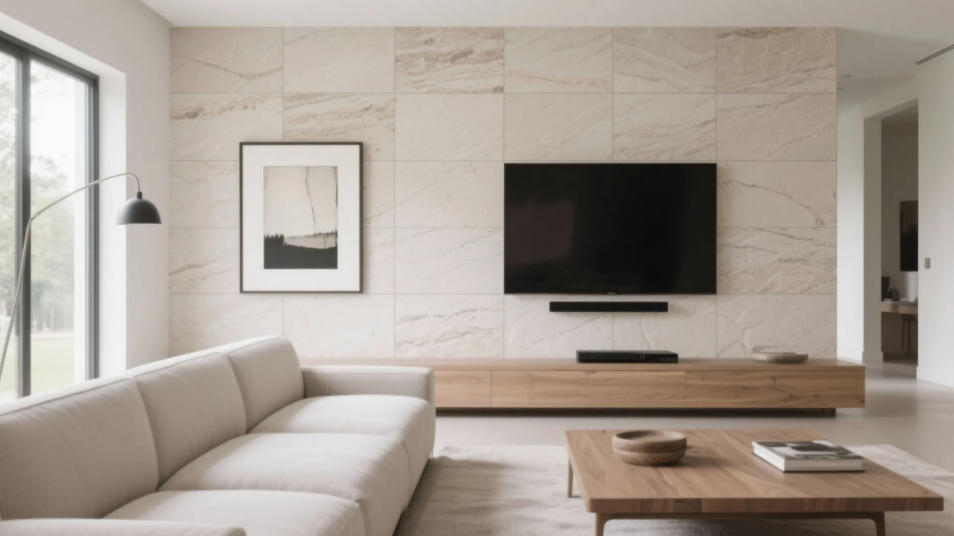 Large-Format Stone-Look Tiles for Seamless Calm