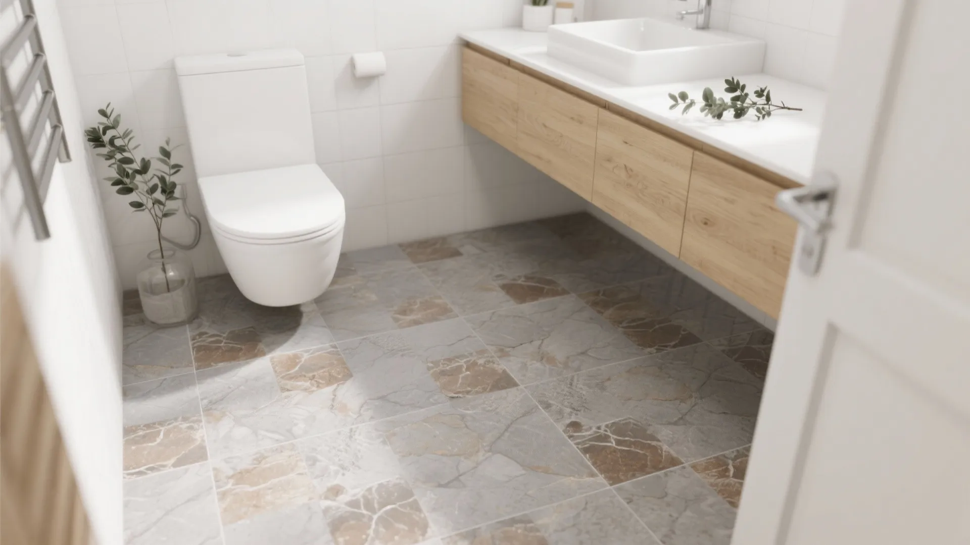 Minimalist Stone-Look Calm