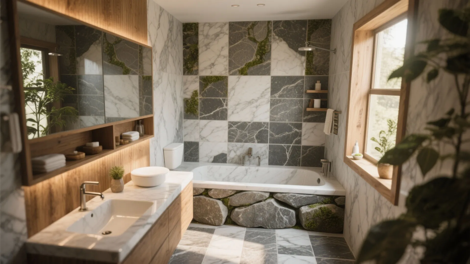 10. Nature-Inspired Stone Look