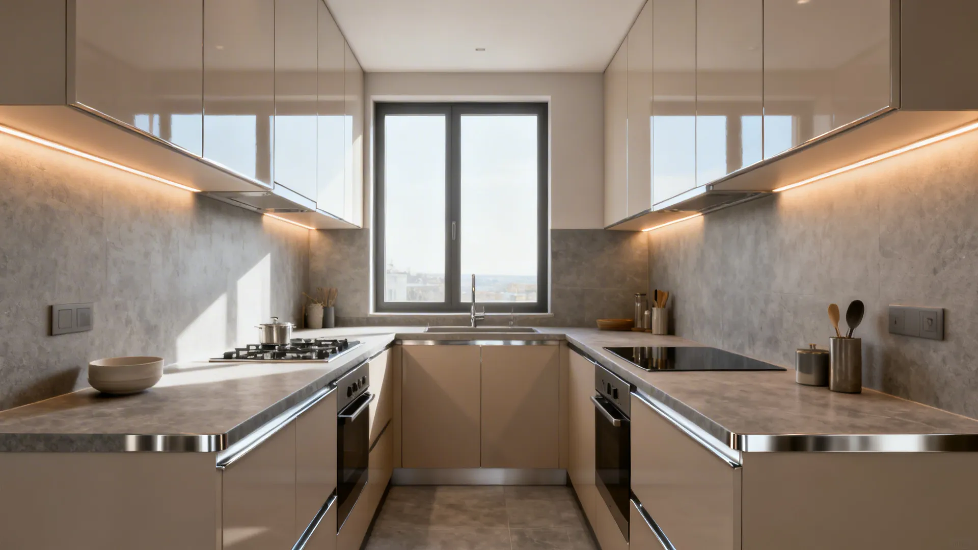 Textured stone-look porcelain that adds grip and warmth