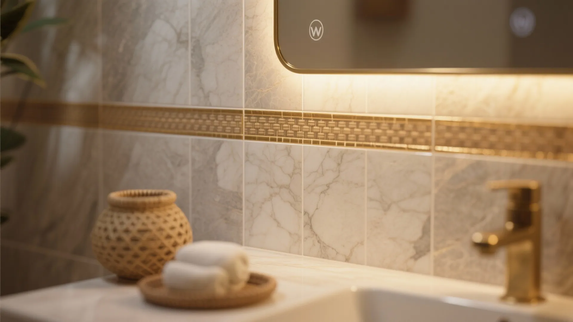 Earthy Stone-Look Porcelain for Spa Vibes