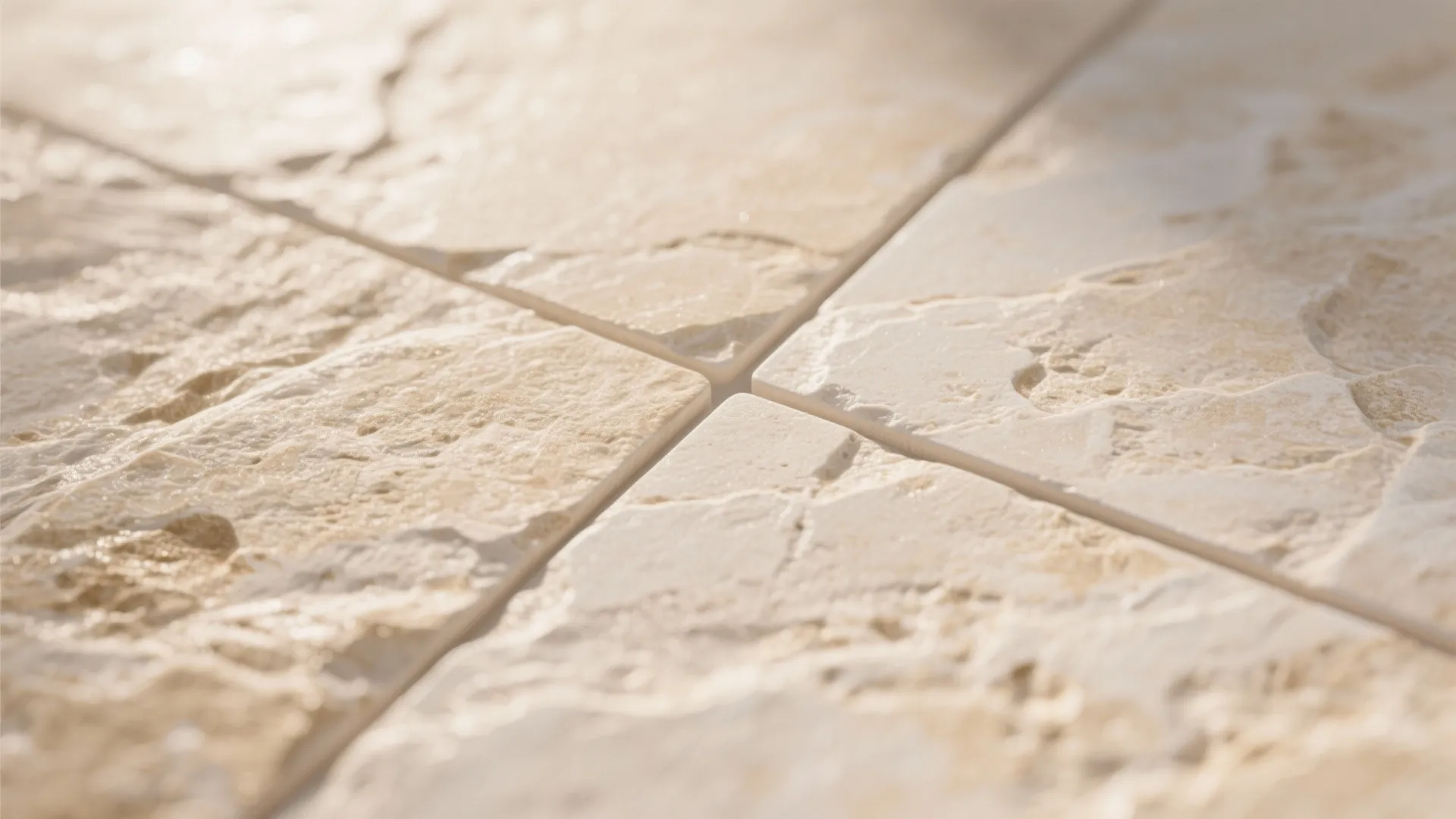 3. Warm Up with Stone-Look Porcelain