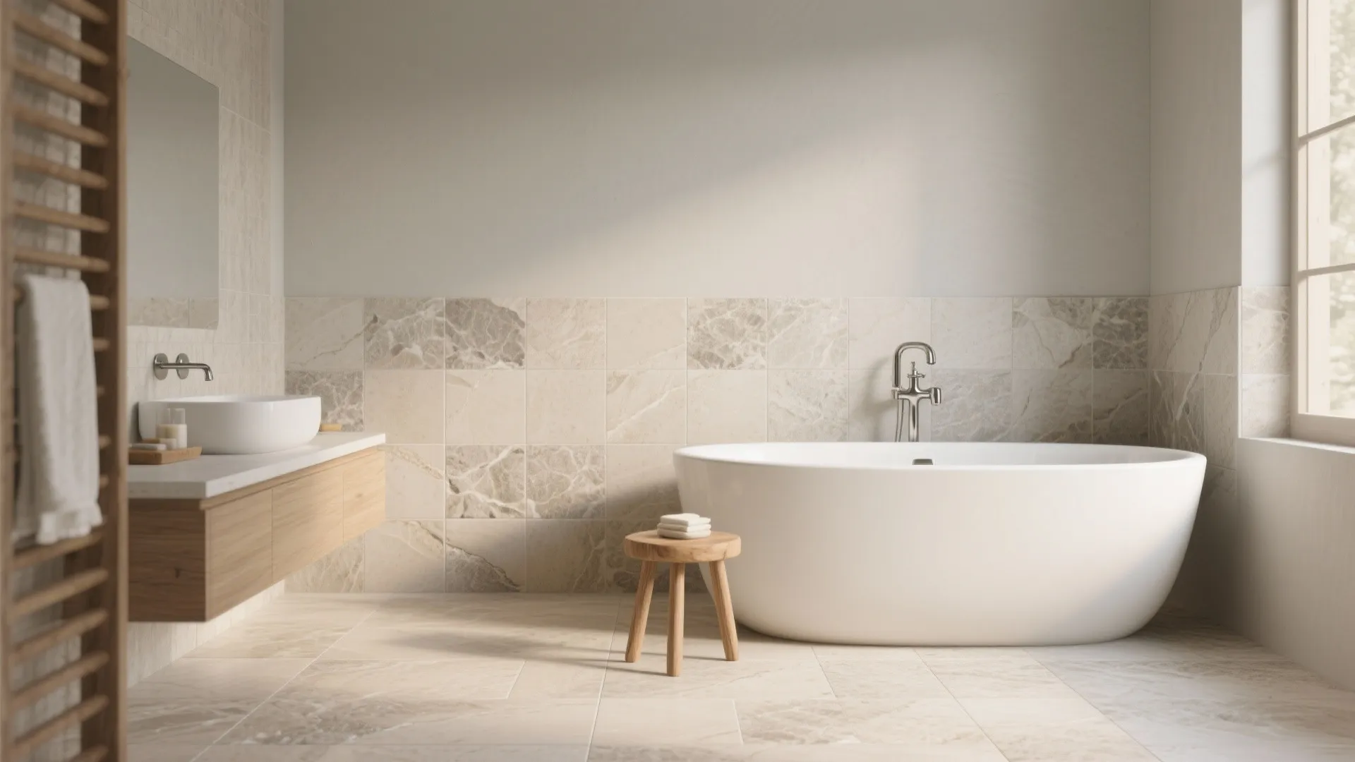 Stone-Look Porcelain: Warmth Without the Maintenance