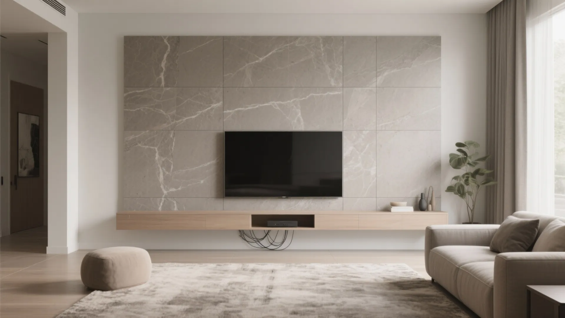 Stone-Look Calm: Large-Format Neutrals