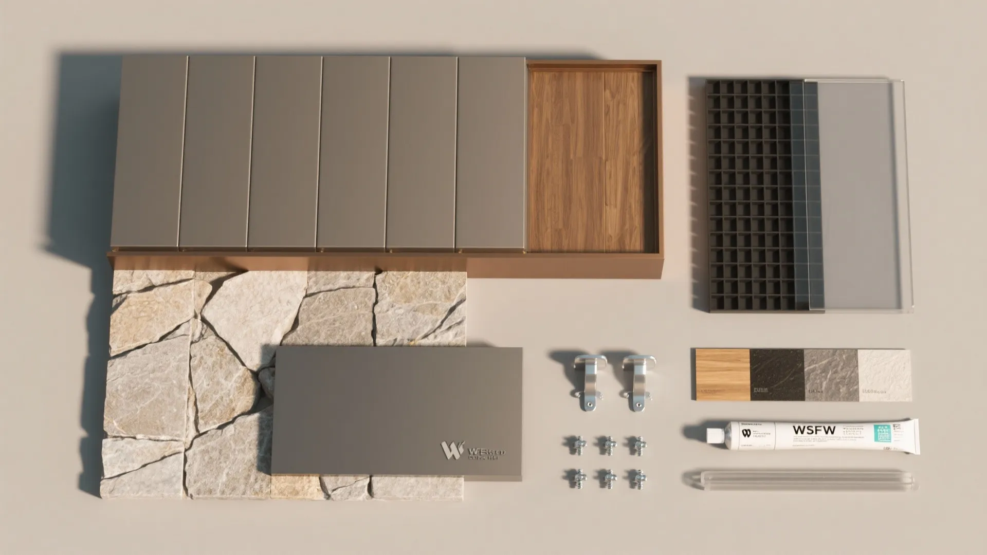 Mixed Materials: Stone, Metal, and Texture