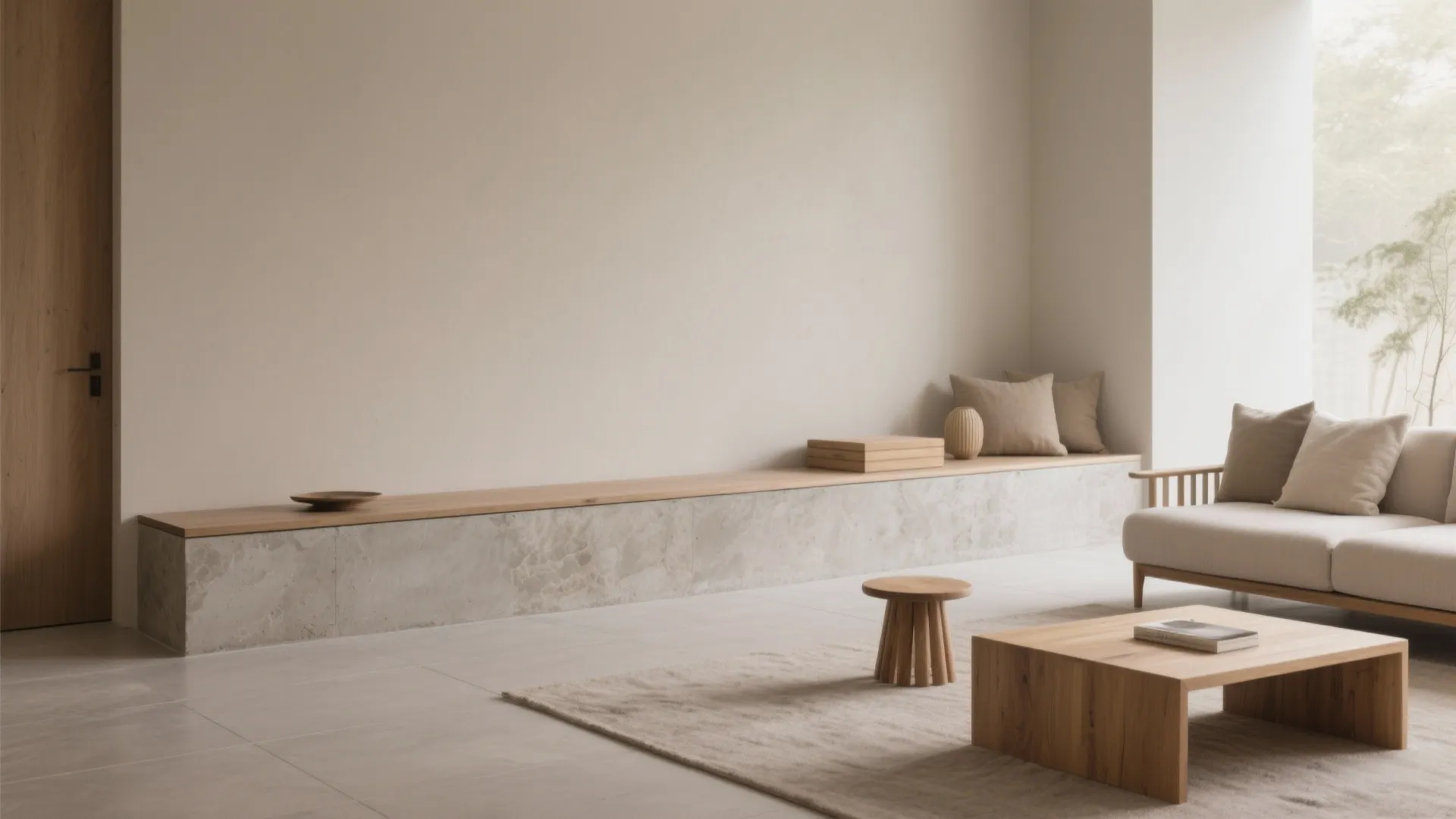 Textured Stone and Microcement-Effect Tiles