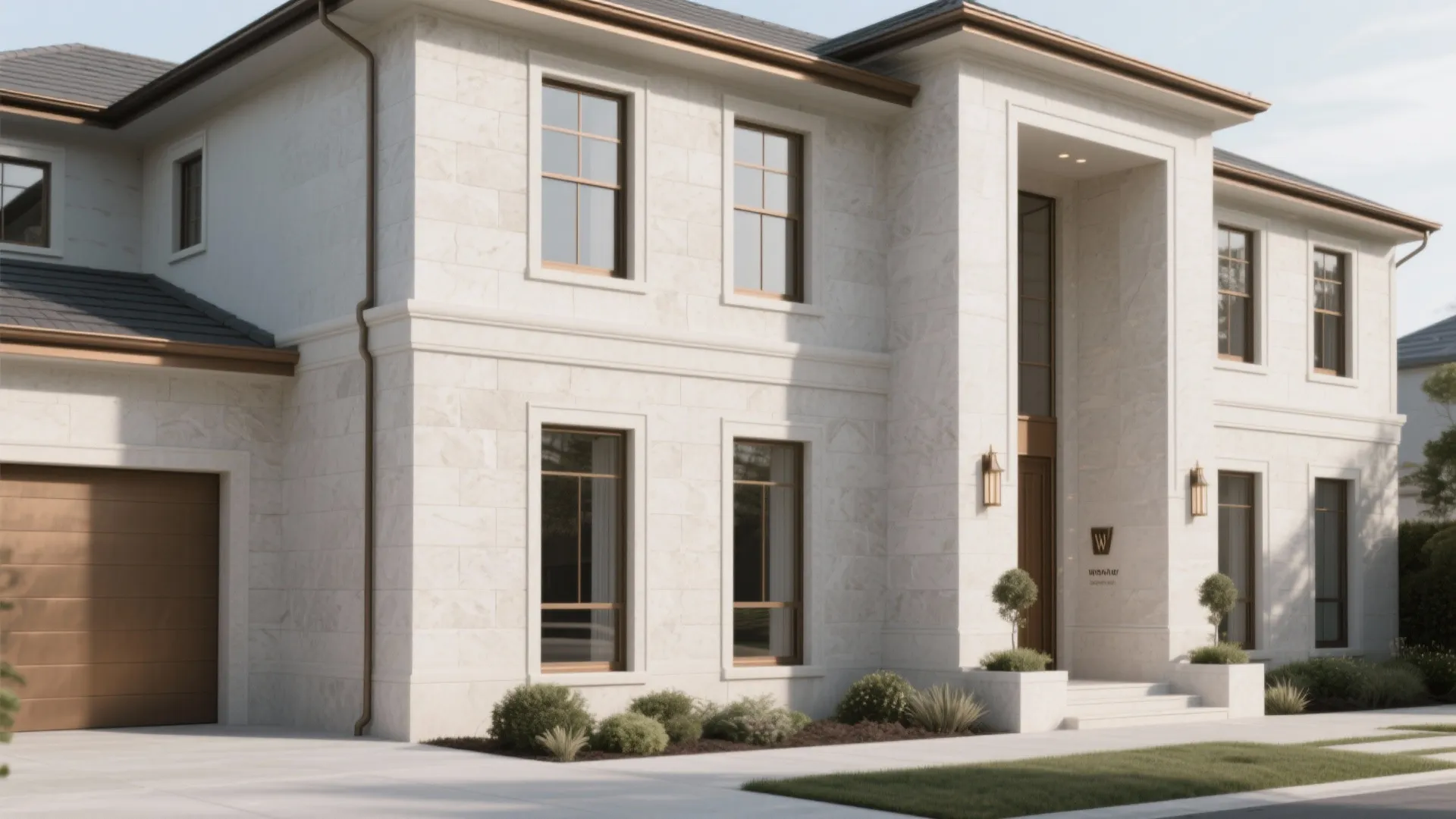 Timeless Stone Facades with Modern Lines