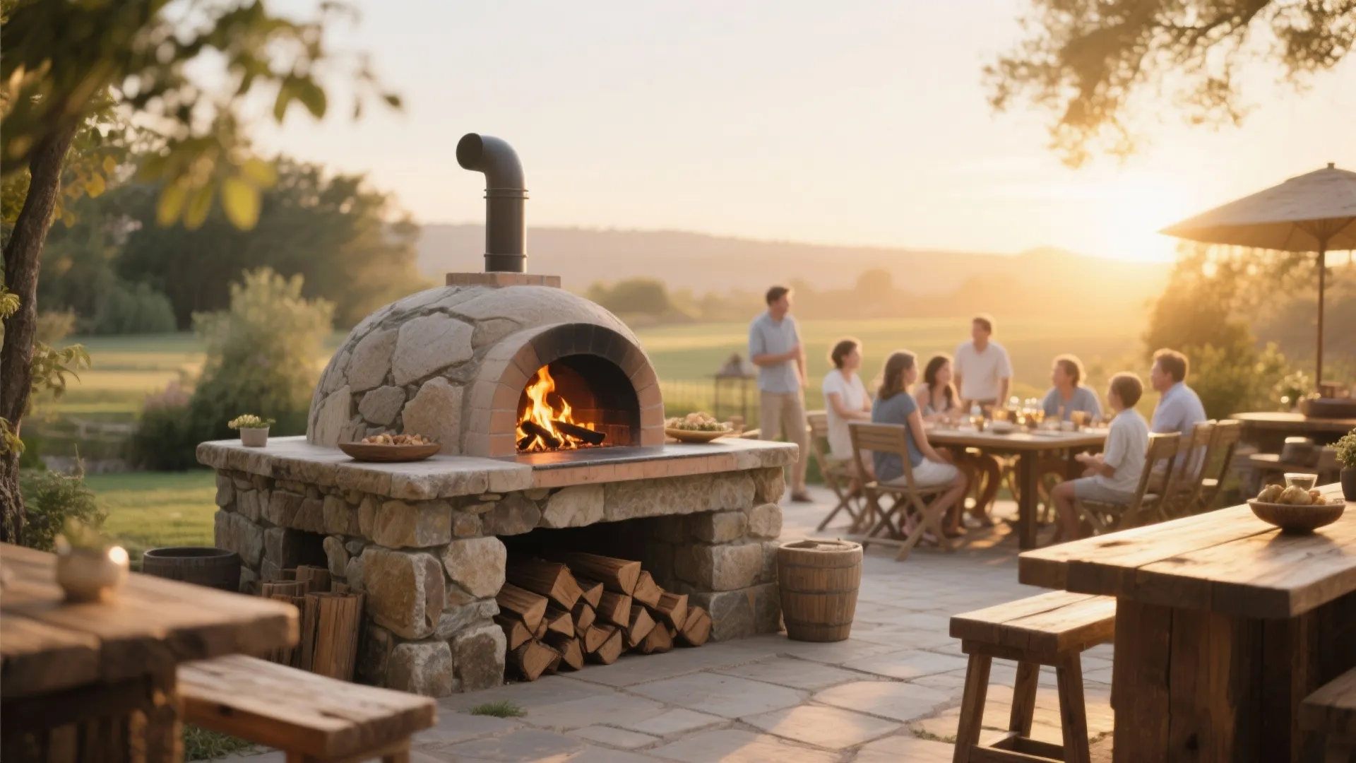 3. Stone Pizza Oven
