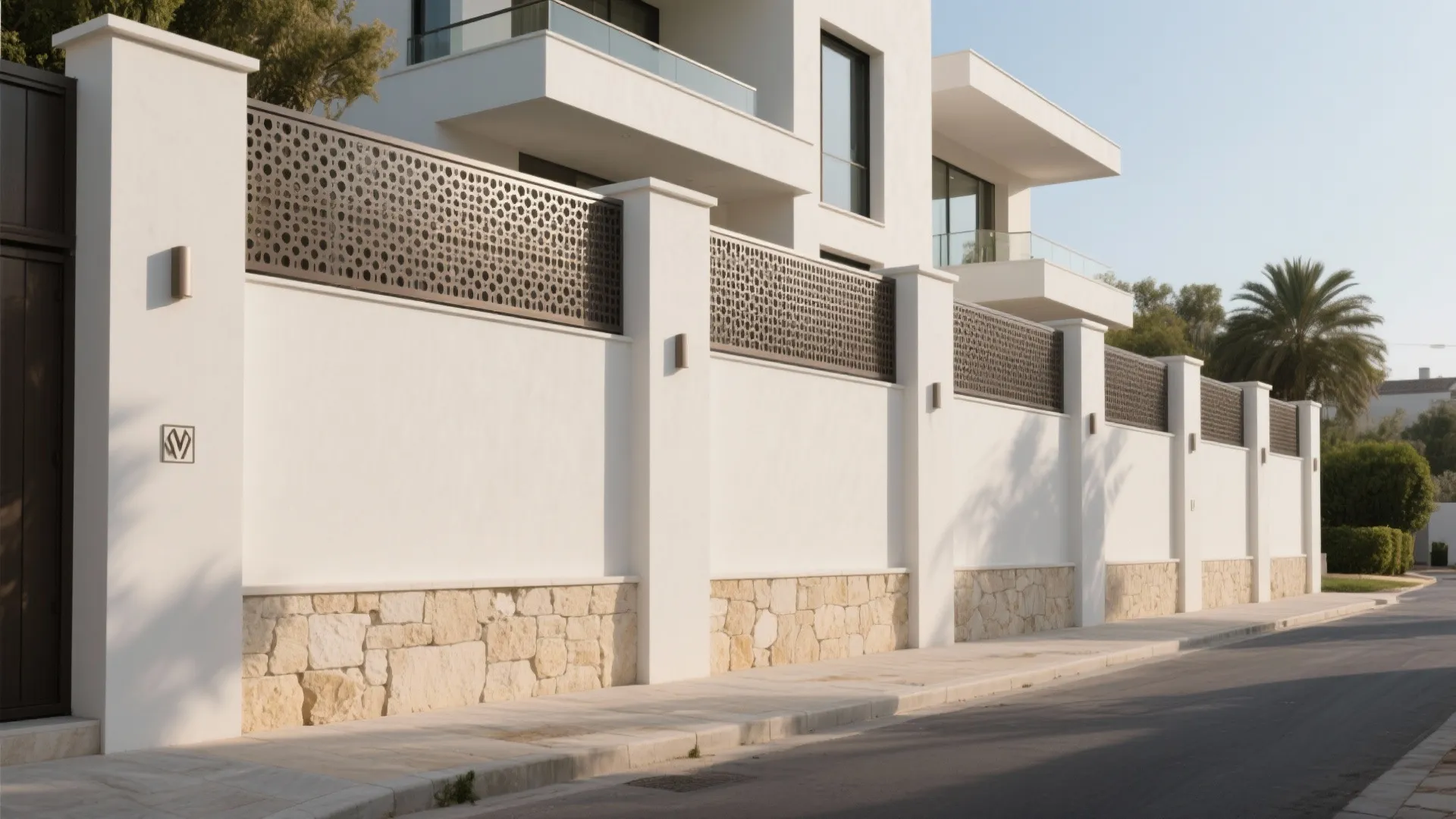 Layered Materials: Stone, Plaster, and Screens