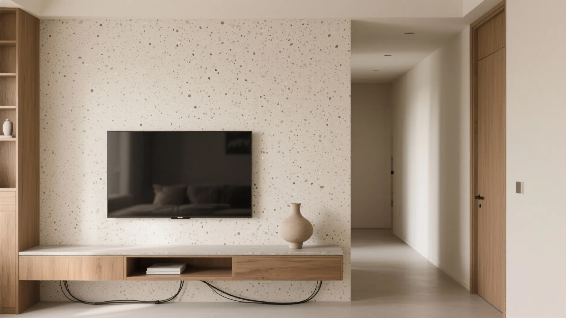 Subtle Stone Speckle with Low-Sheen Finish