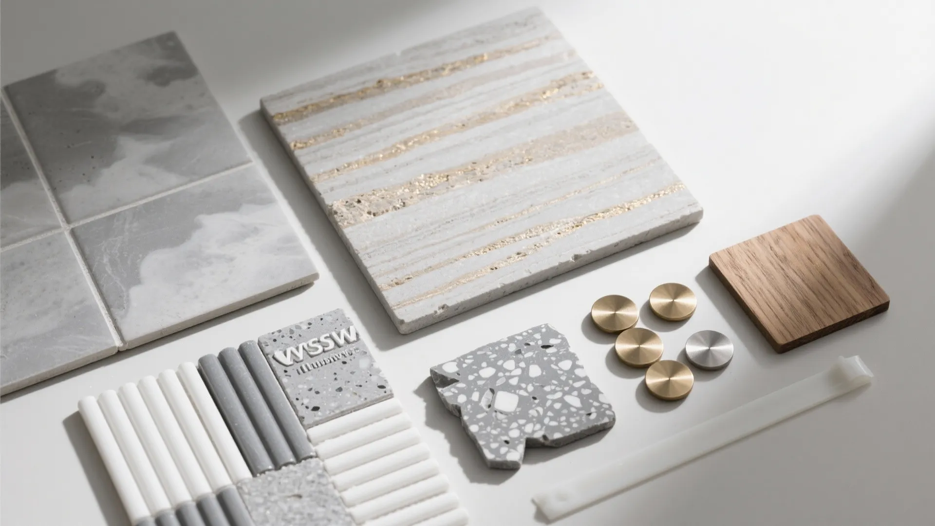 Textured Stone-Effect and Terrazzo Greys