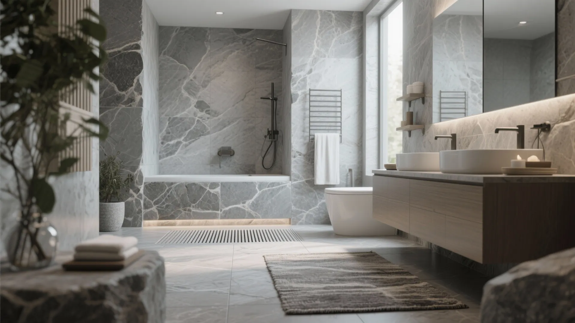 Stone-Textured Porcelain