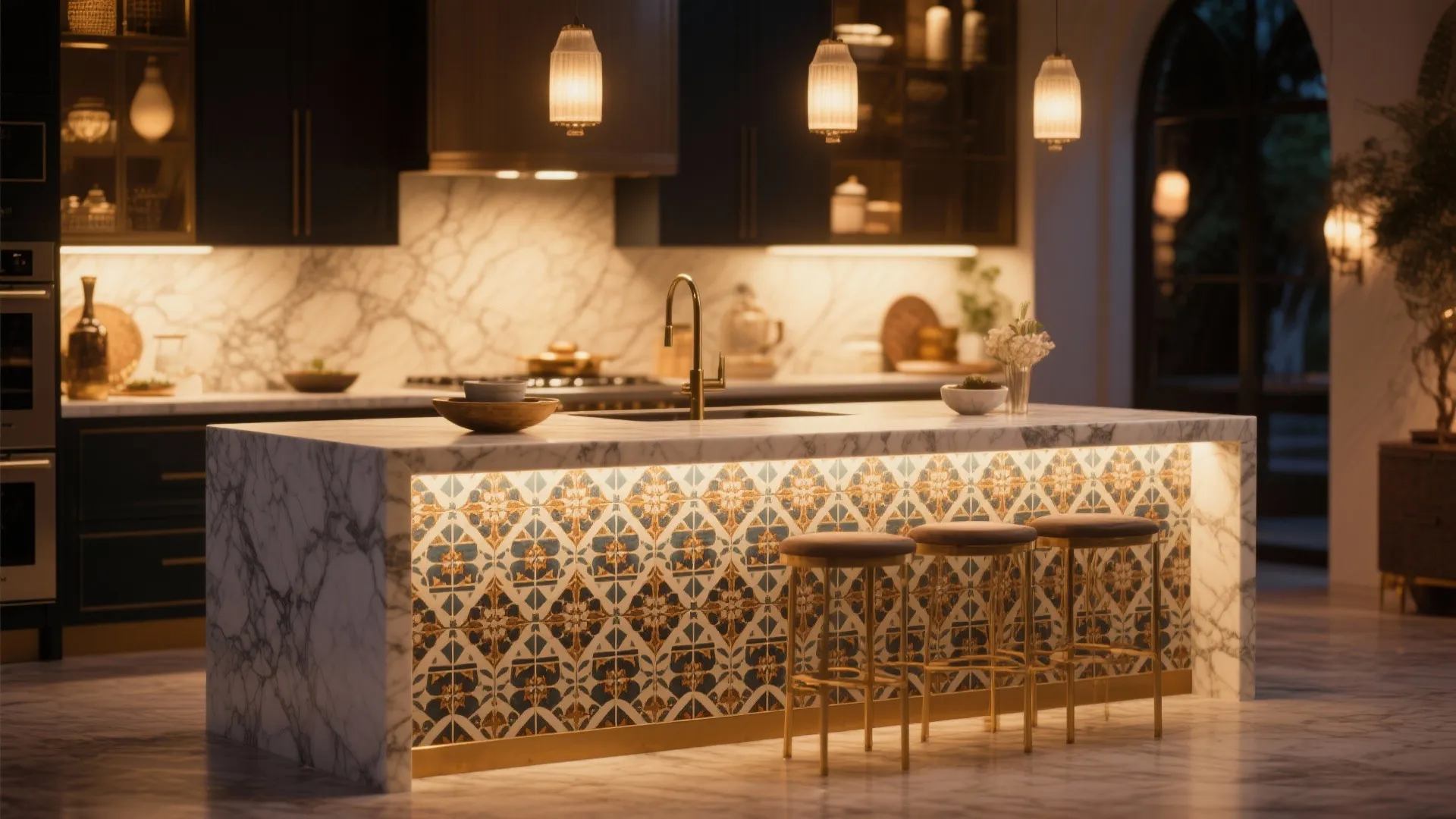 9. Stone or Tile Facing