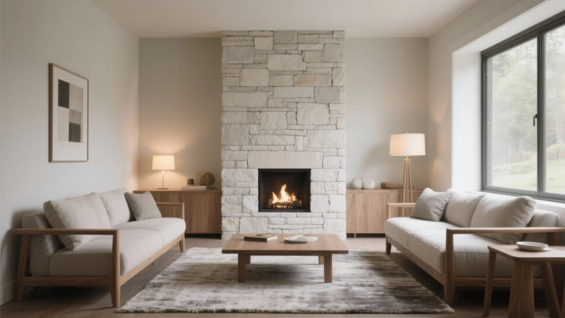 Stone Veneer Feature Wall Texture
