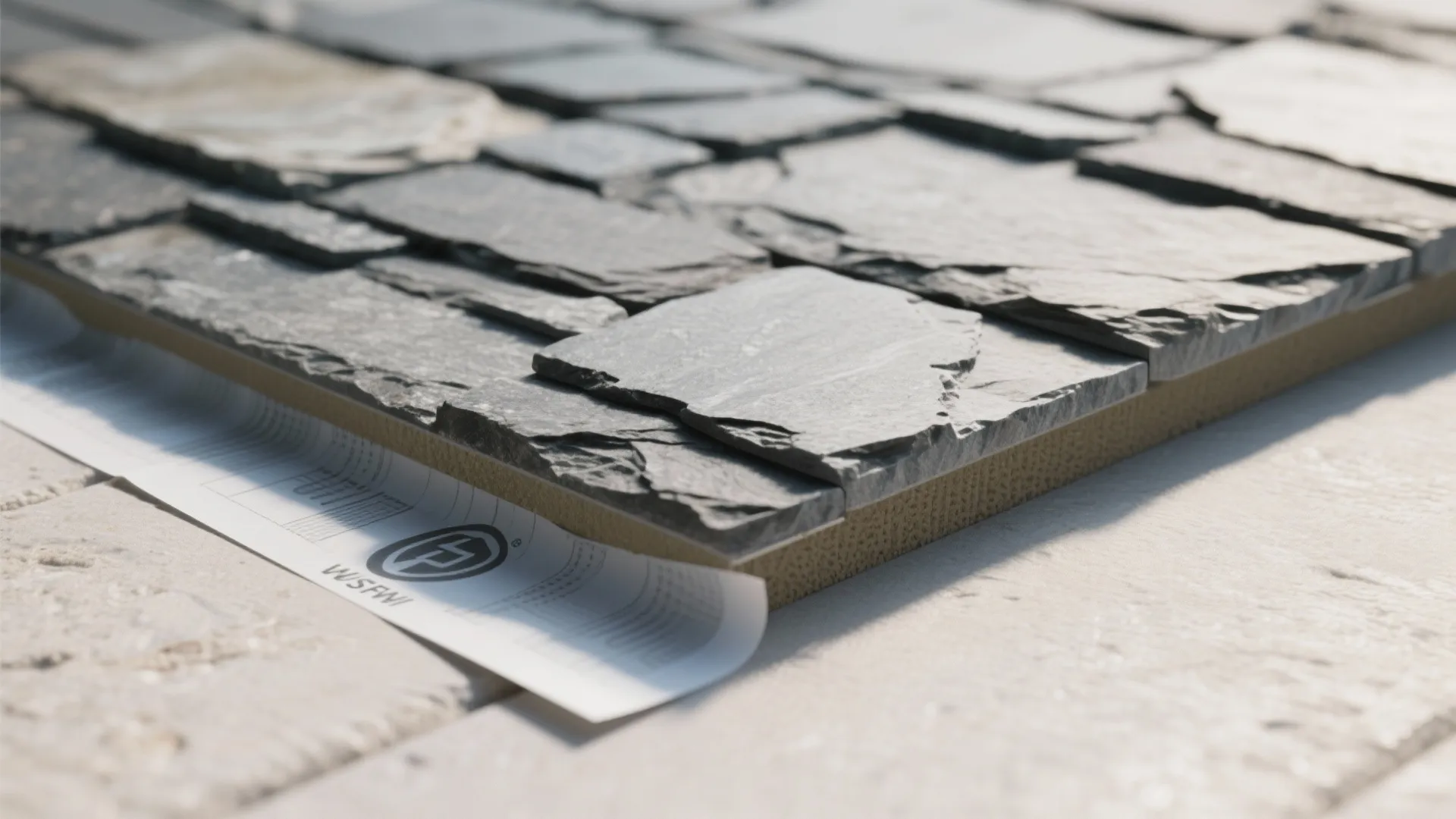 Peel-and-Place Stone Veneer Mats: Pattern Without the Mess