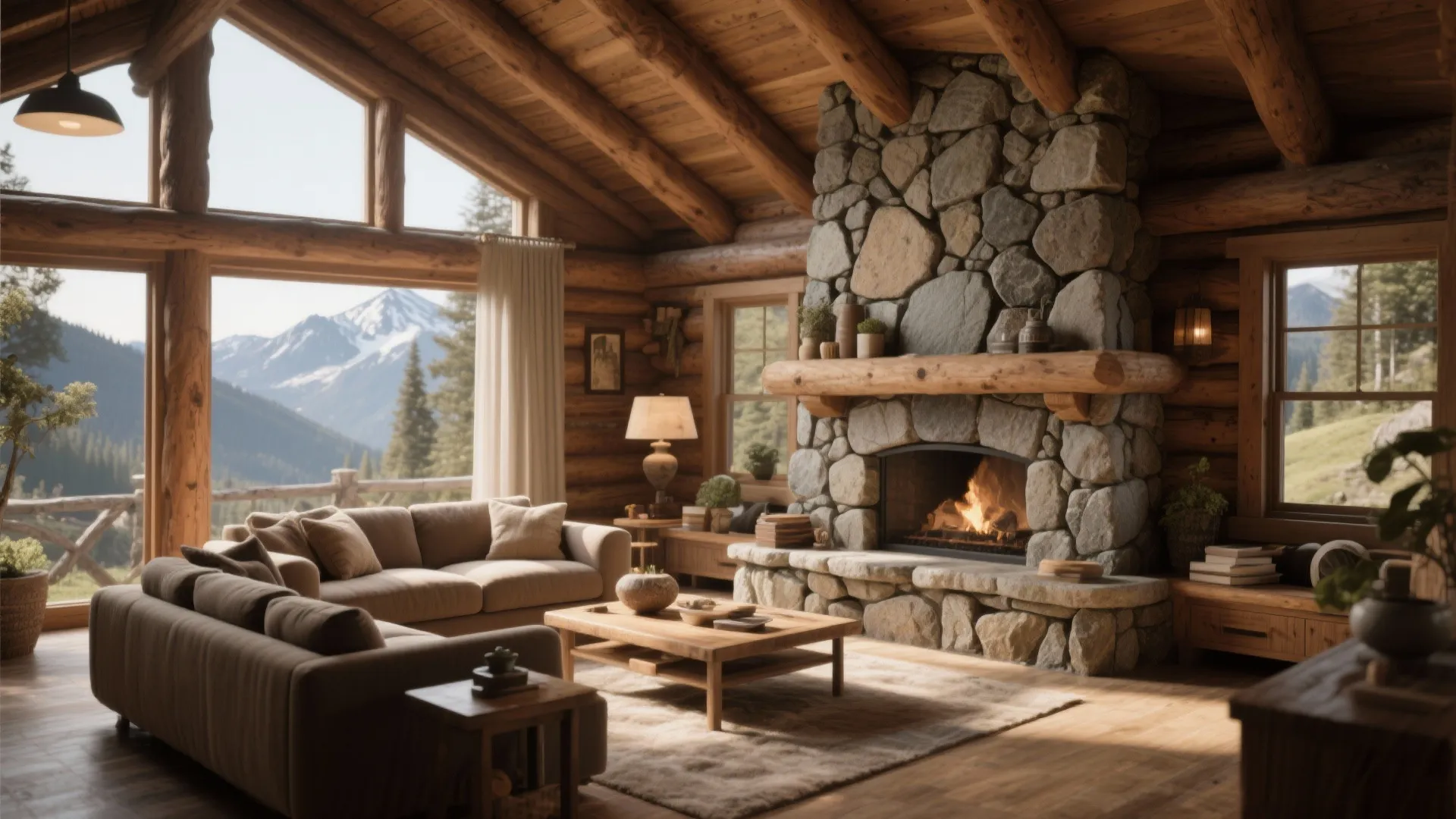 9. Stone Veneer for Natural Texture