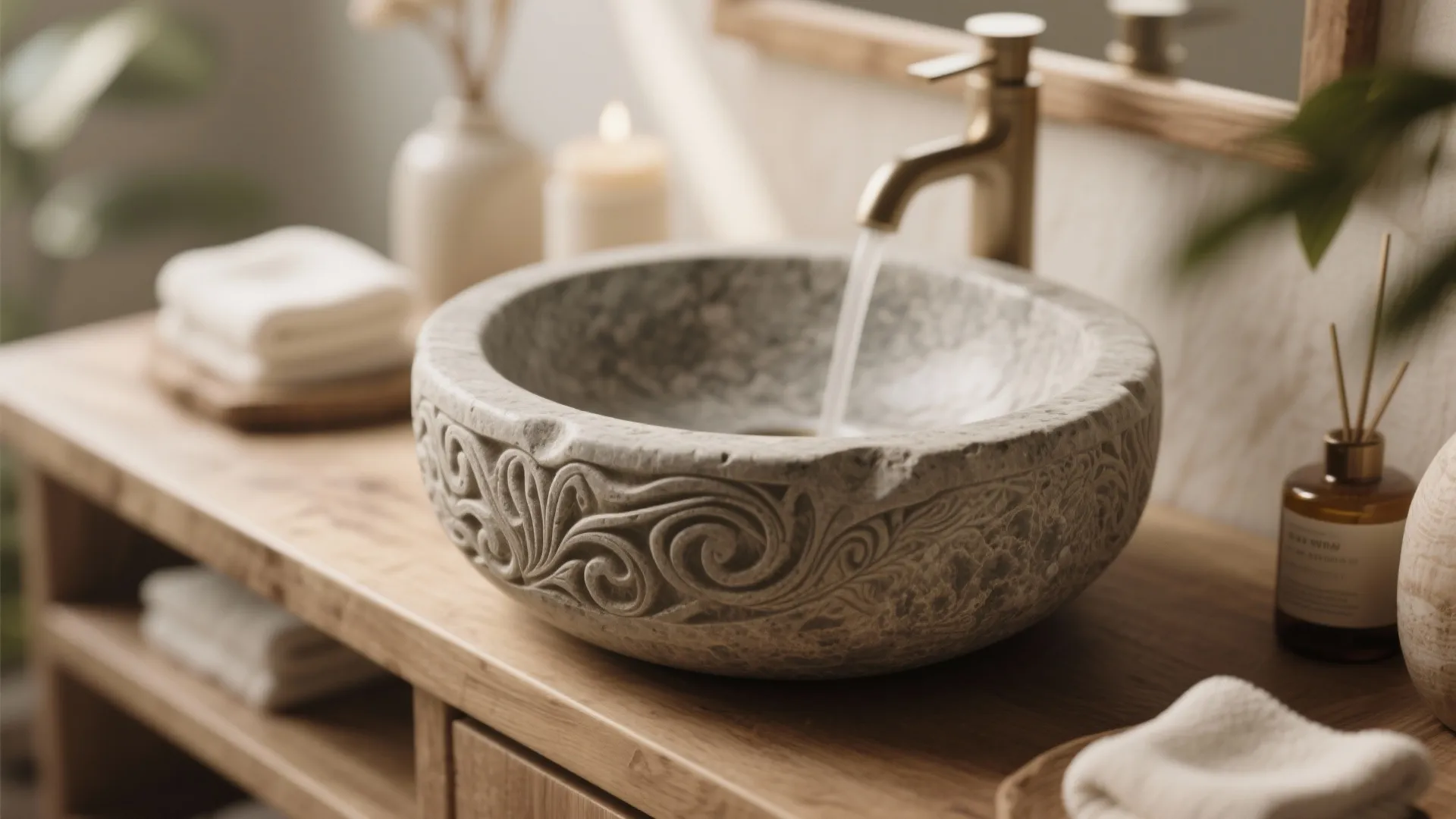 Tip 1: Vessel Sinks with Unique Materials