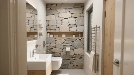 10 Bathroom Ideas with Stunning Stone Walls