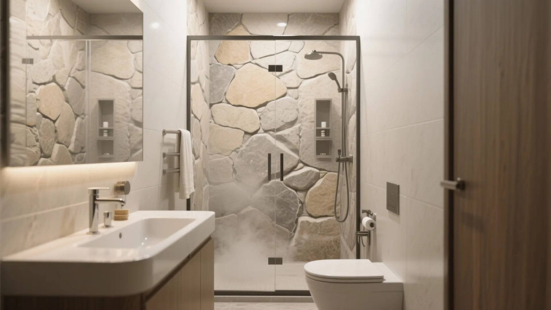 3. Natural Stone Walls