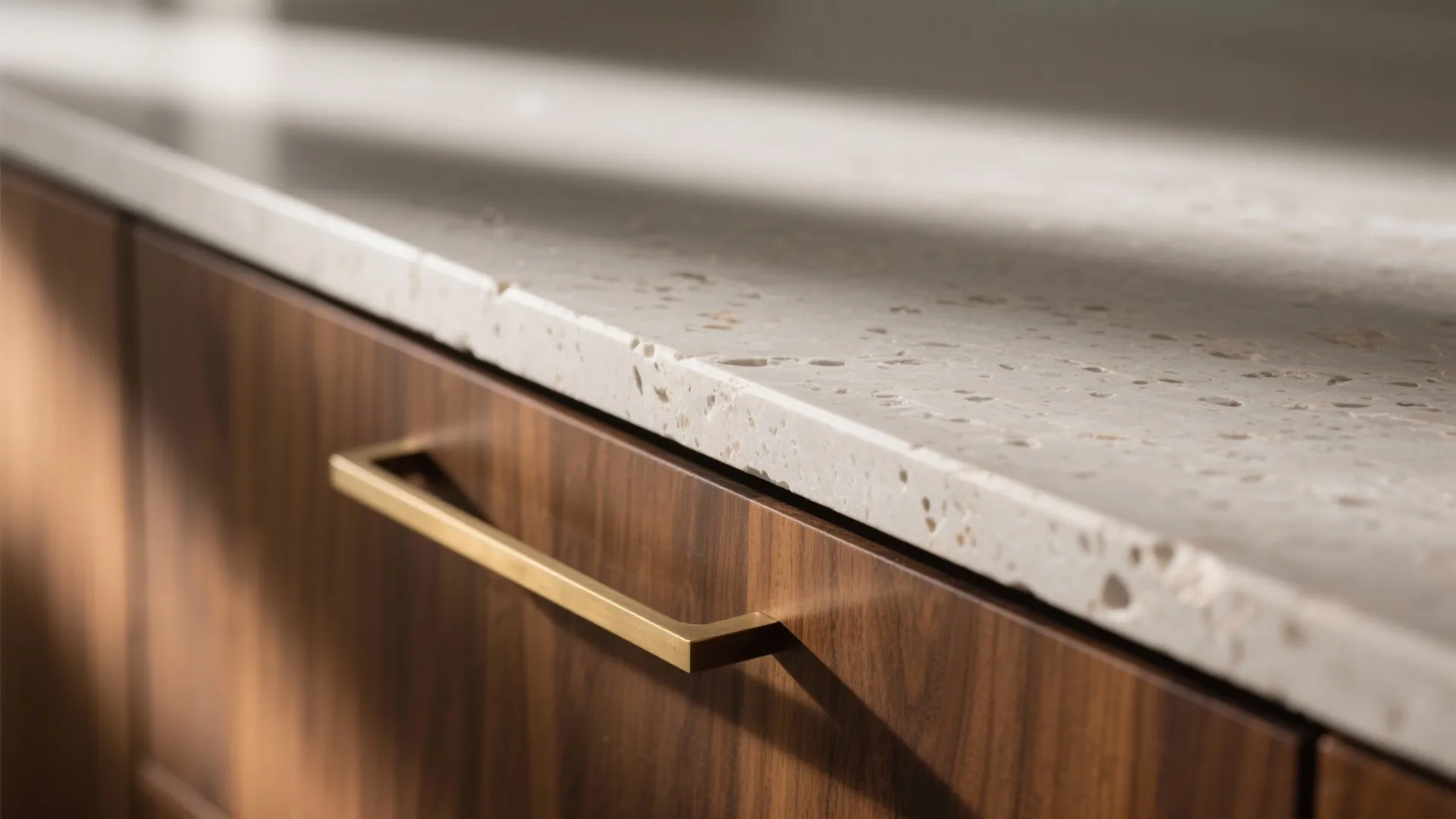 Mixed materials: wood + stone + metal