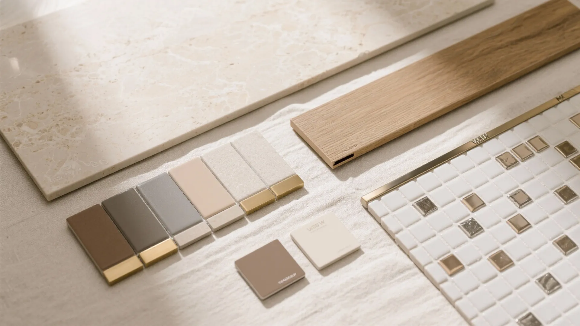 Stone- and Wood-Look Porcelain for Warmth