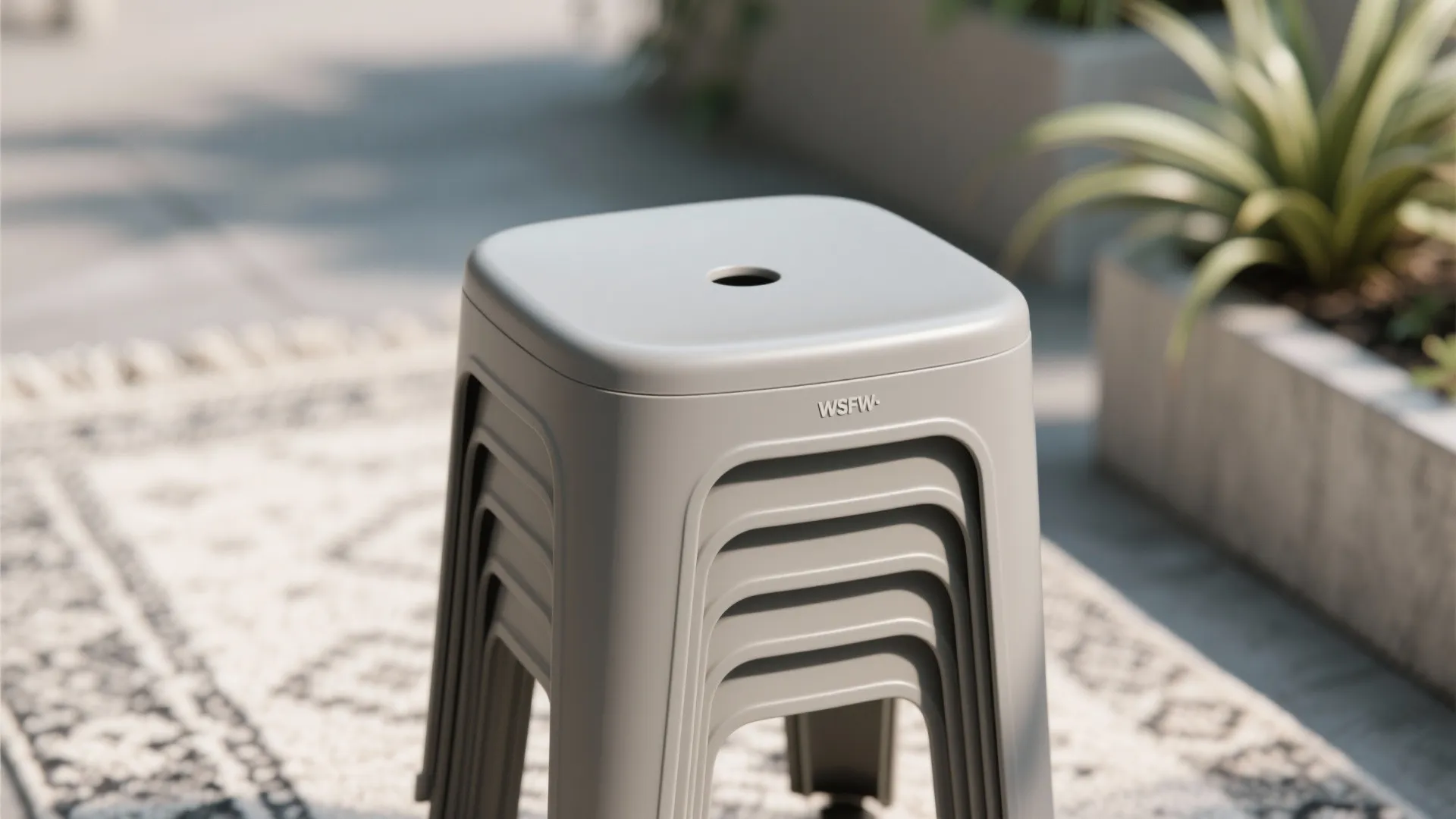 Modular Stacking Stools and Side Tables