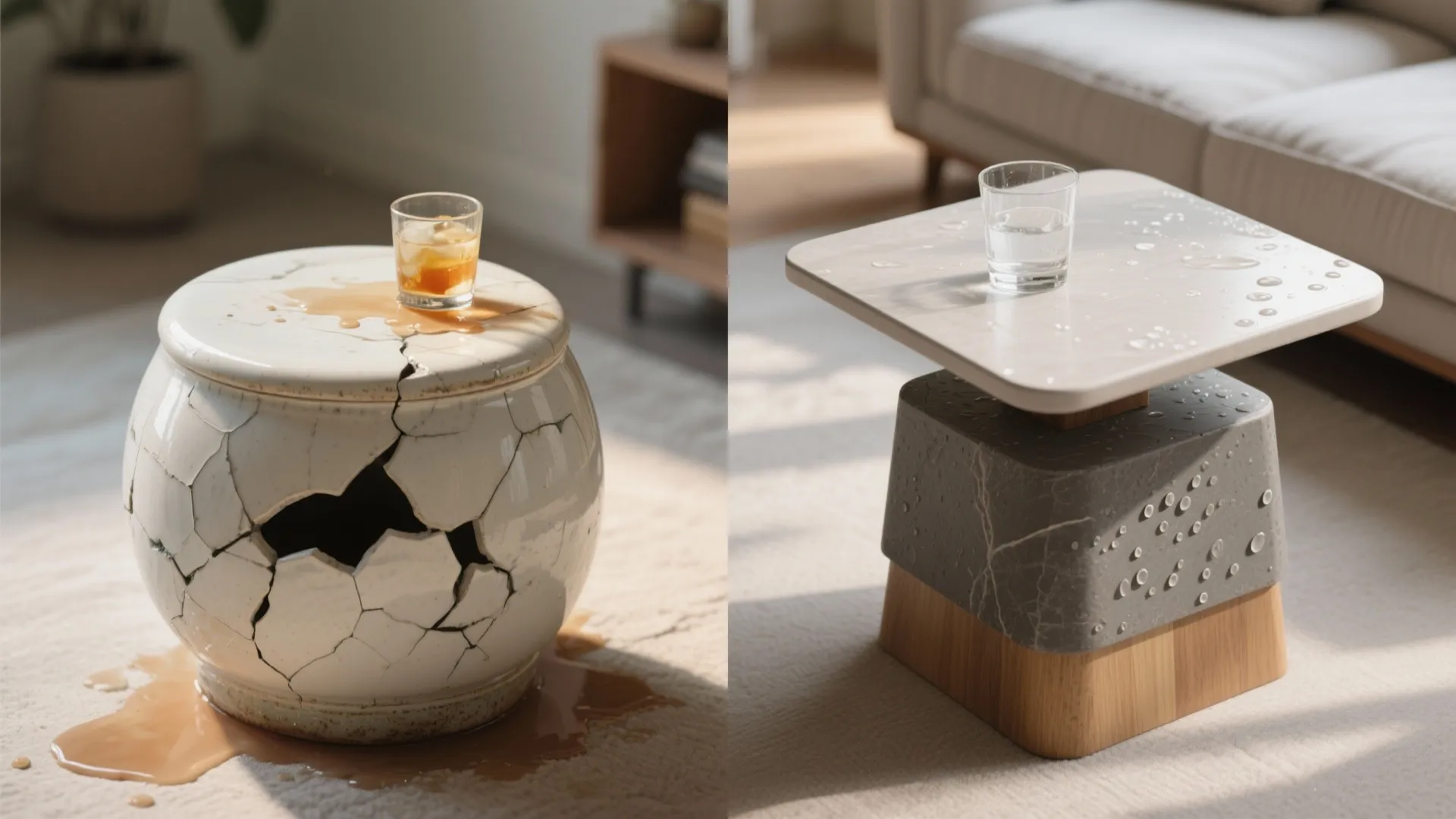 3. Stools as Side Tables (and Vice Versa)