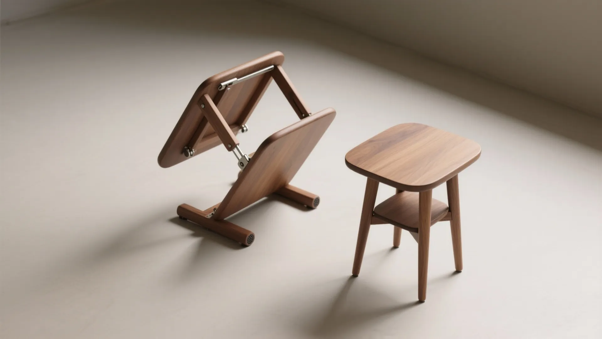 5. Convertible stool-to-desk combo